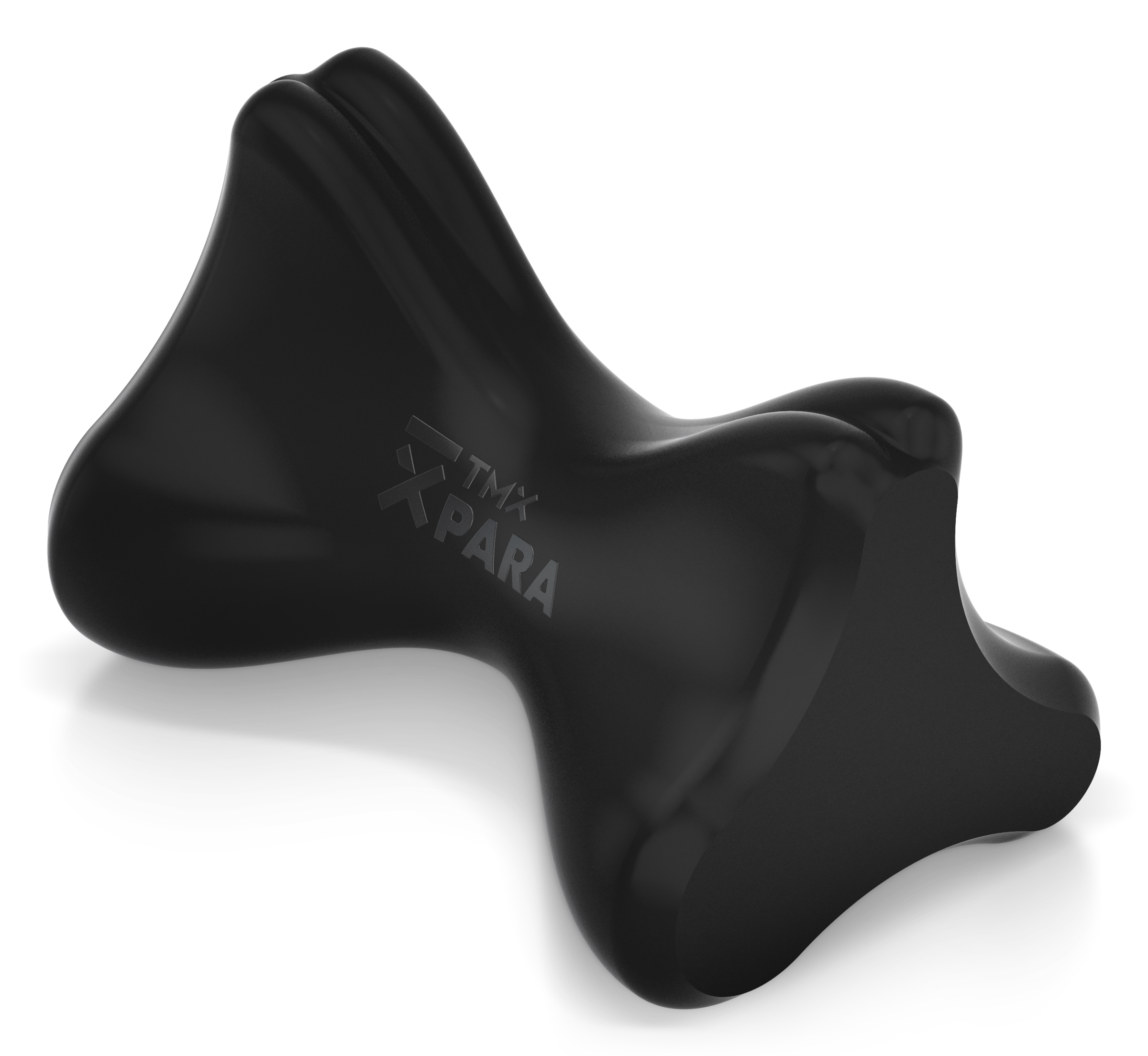 TMX Massagegerät "PARA Rückentrigger"schwarz, Silikon, B:5,6cm H:5cm T:9,4cm, Massagegeräte, Triggert zeitgleich links und rechts der Wirbelsäule