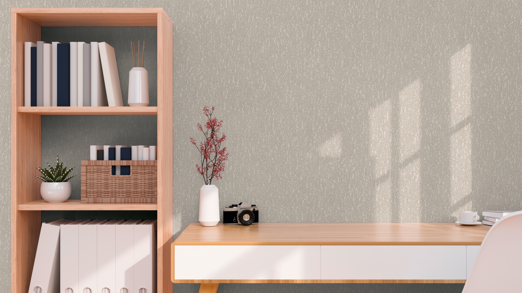 A.S. Création Vliestapete »mit geprägter Struktur elegante Wände« matt strukturiert Moderne Vliestapete mit markanter Prägung