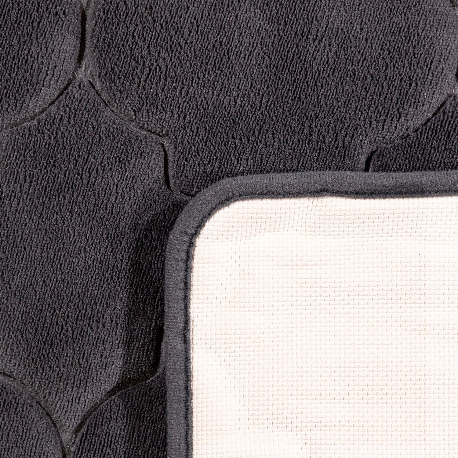 Paco Home Badematte »Corby 251, Memory-Schaum Effekt«, rutschhemmend beschichtet, fußbodenheizungsgeeignet, Badteppich, Uni Farben, Ornamente, Hoch-Tief Effekt