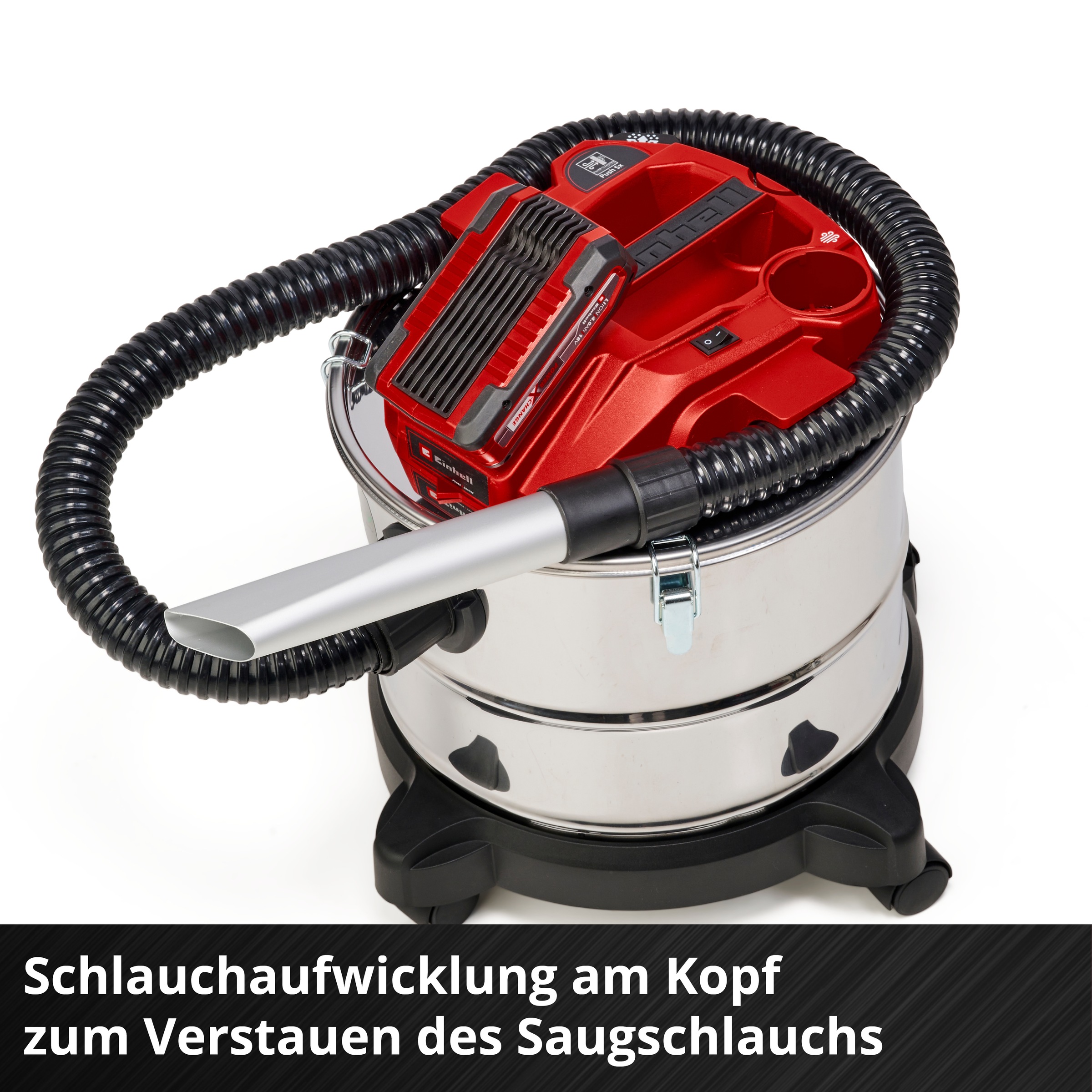 Einhell Aschesauger »Akku-Aschesauger TE-AV 18/15 Li C-Solo«, (Packung), ohne Akku und Ladegerät