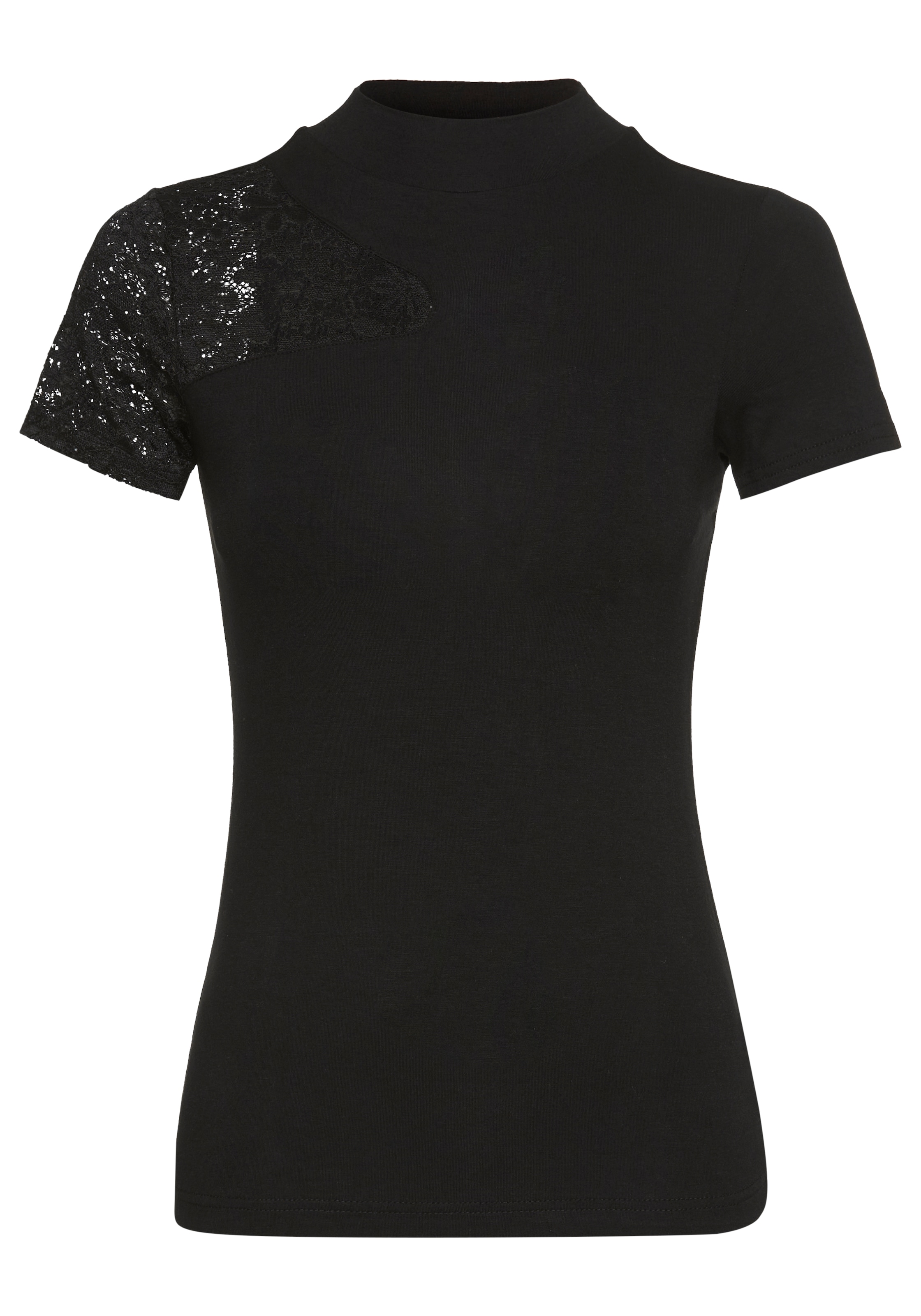 Laura Scott T-Shirt, mit edlem Spitzeneinsatz