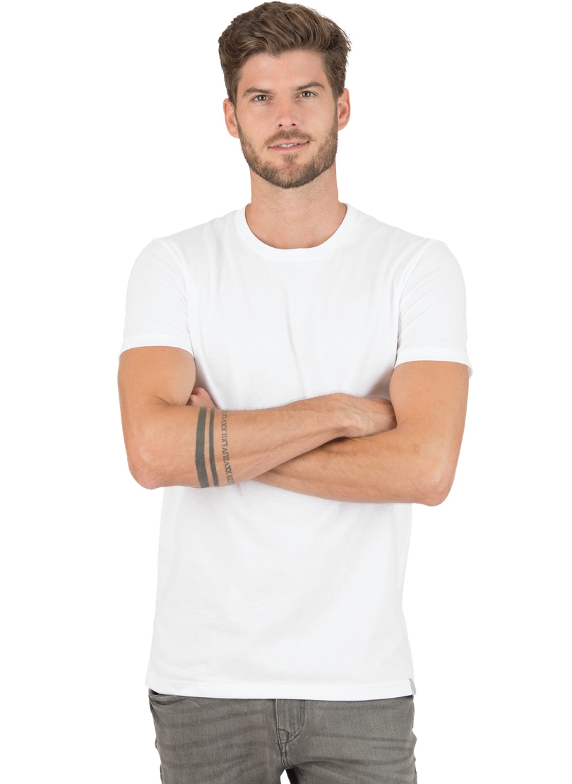 T-Shirt »TRIGEMA Slim Fit T-Shirt aus DELUXE Baumwolle«