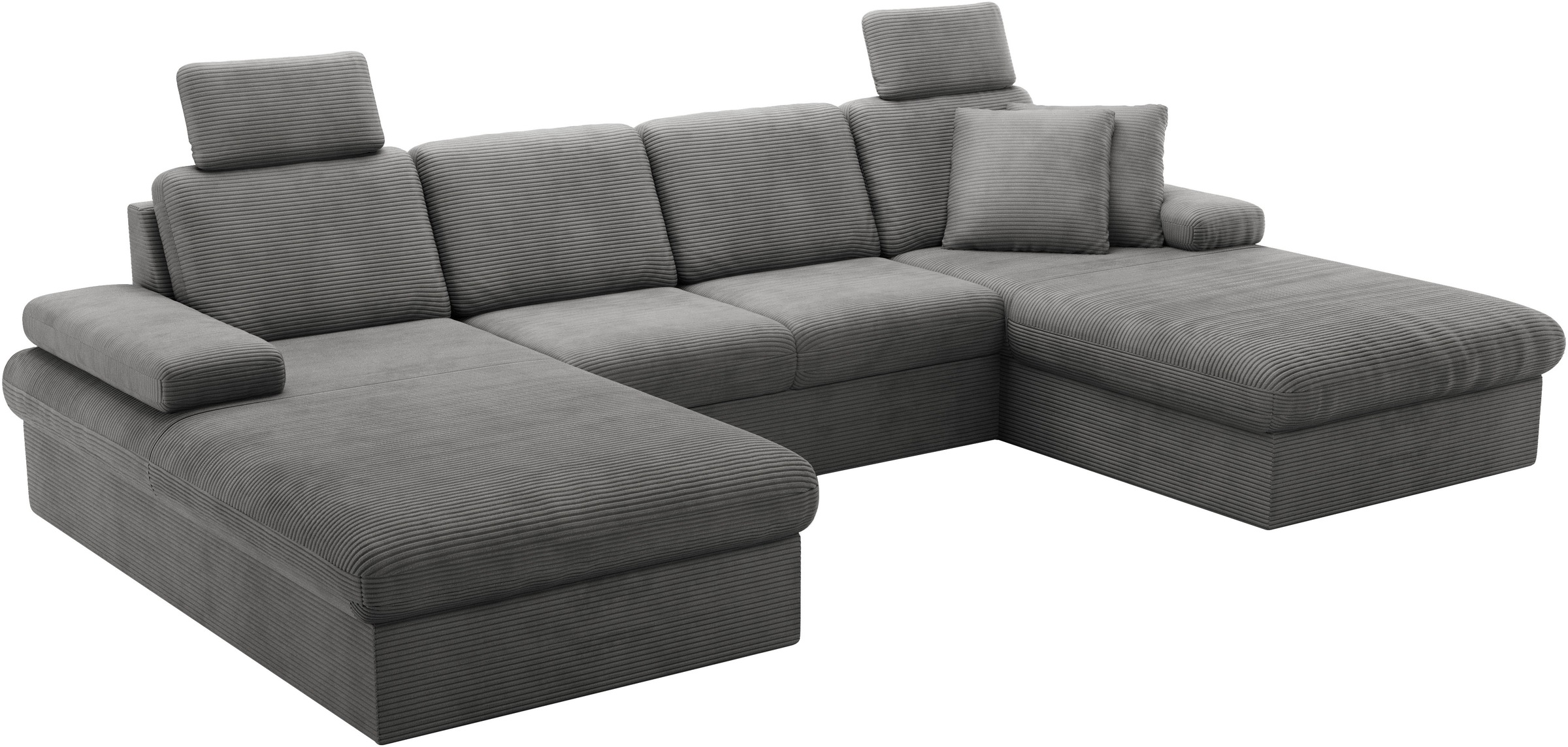 sit&more Wohnlandschaft »Moreno U-Form, B: 309 cm«, mit Armteilverstellung, optional Bettfunktion