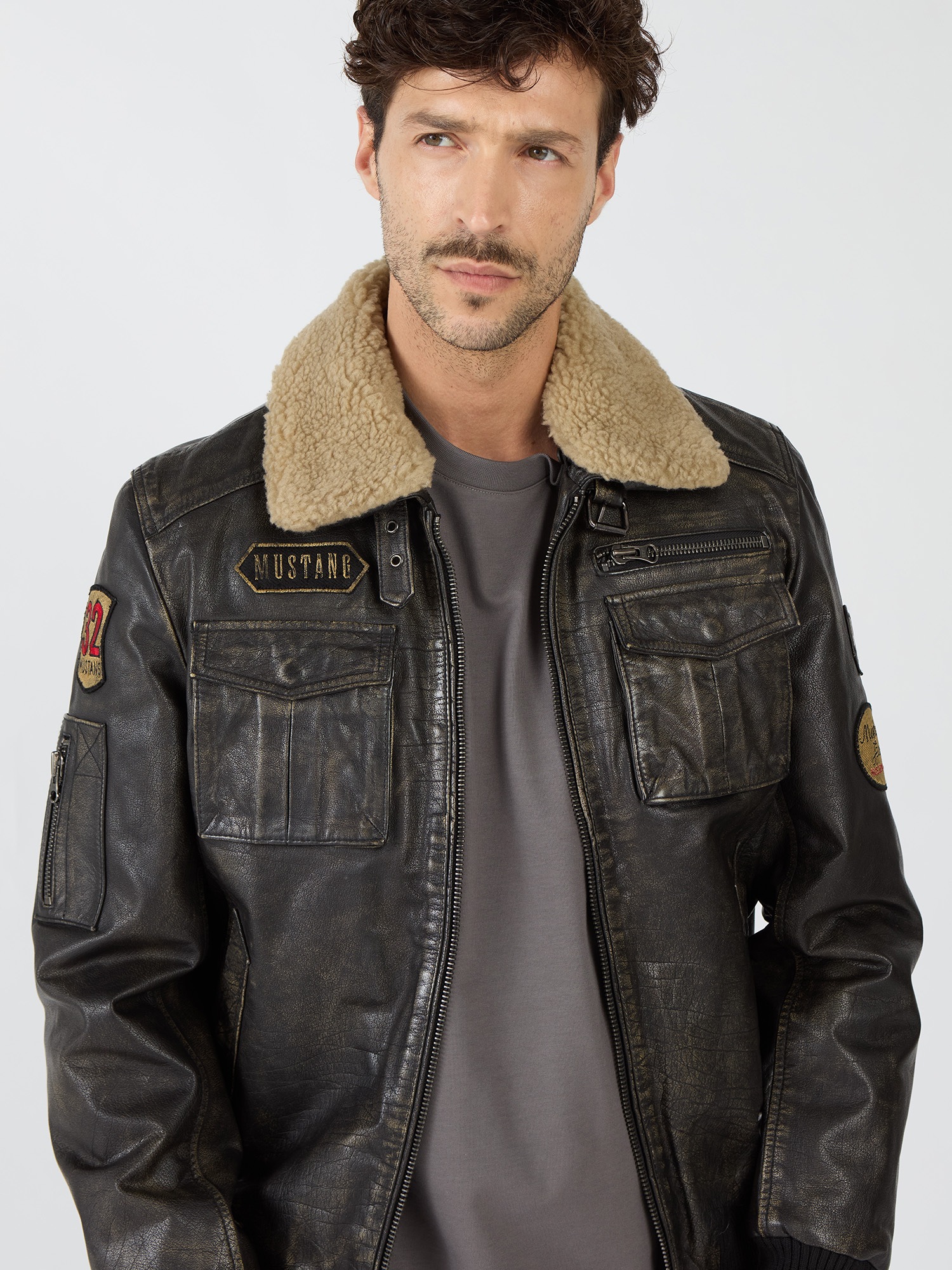 MUSTANG Lederjacke »Karlstad«