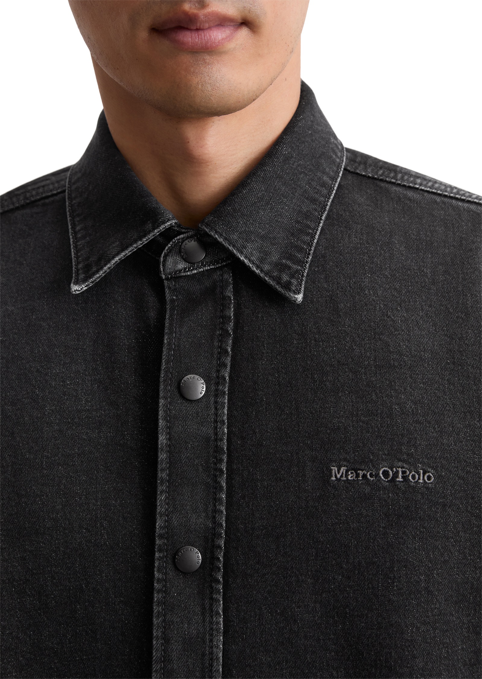 Marc O'Polo Jeanshemd »made with CIRCULOSE®«