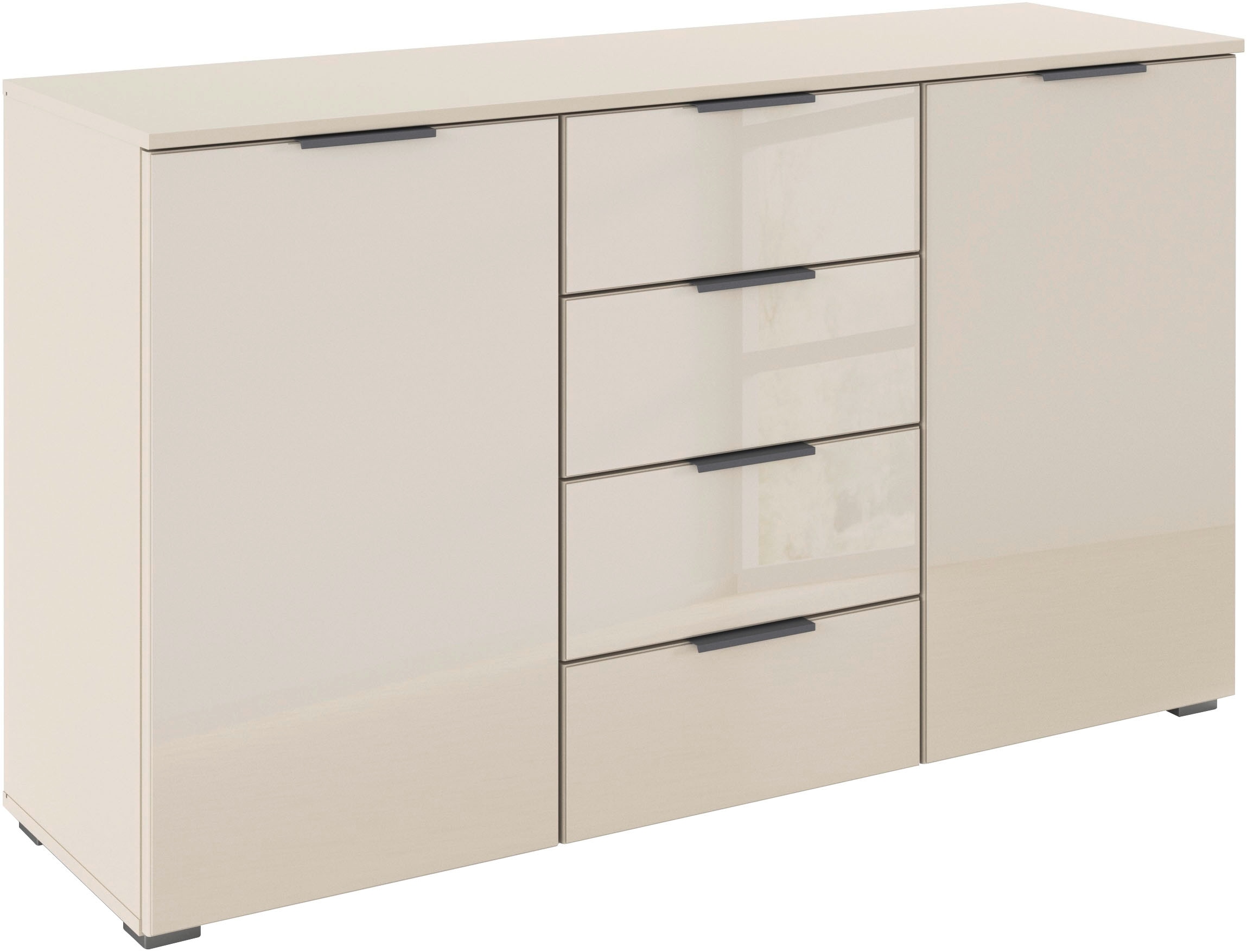 rauch Kombikommode "Sideboard Kombikommode Schubladenkommode AGORDO mit Gla günstig online kaufen