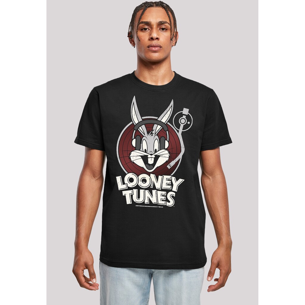 F4NT4STIC Kurzarmshirt »F4NT4STIC Herren Looney Tunes Bugs Bunny with T-Shirt Round Neck«, (1 tlg.)