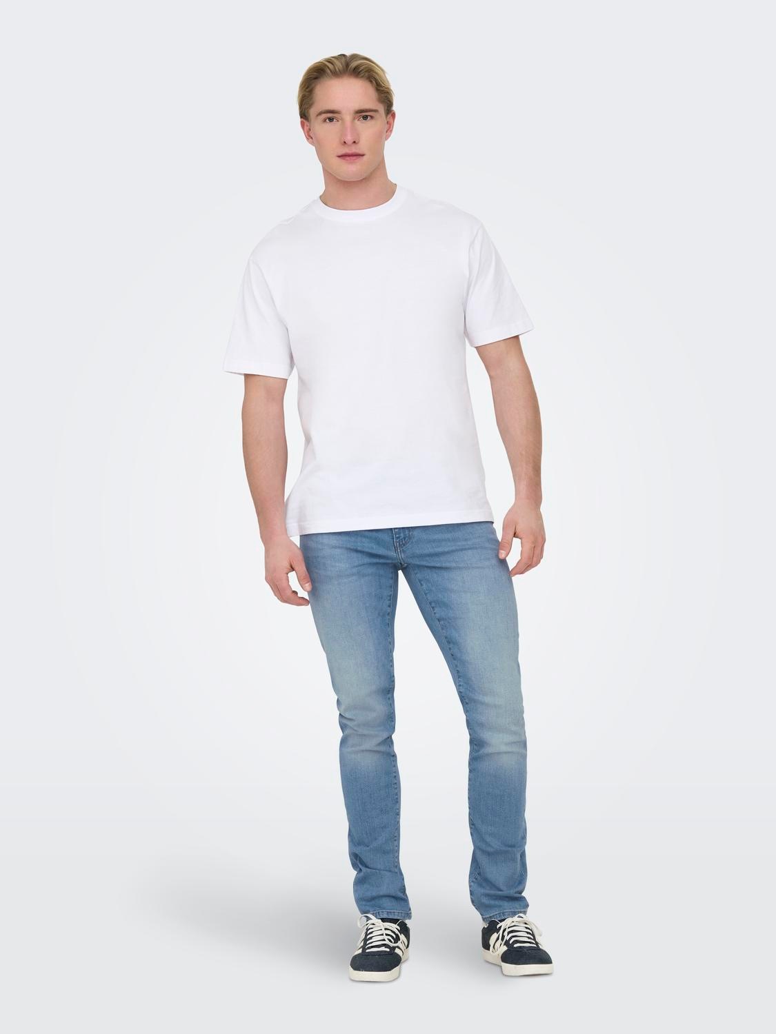Only & Sons Onsloom Slim Jeans Light Blue Denim 32/34 3