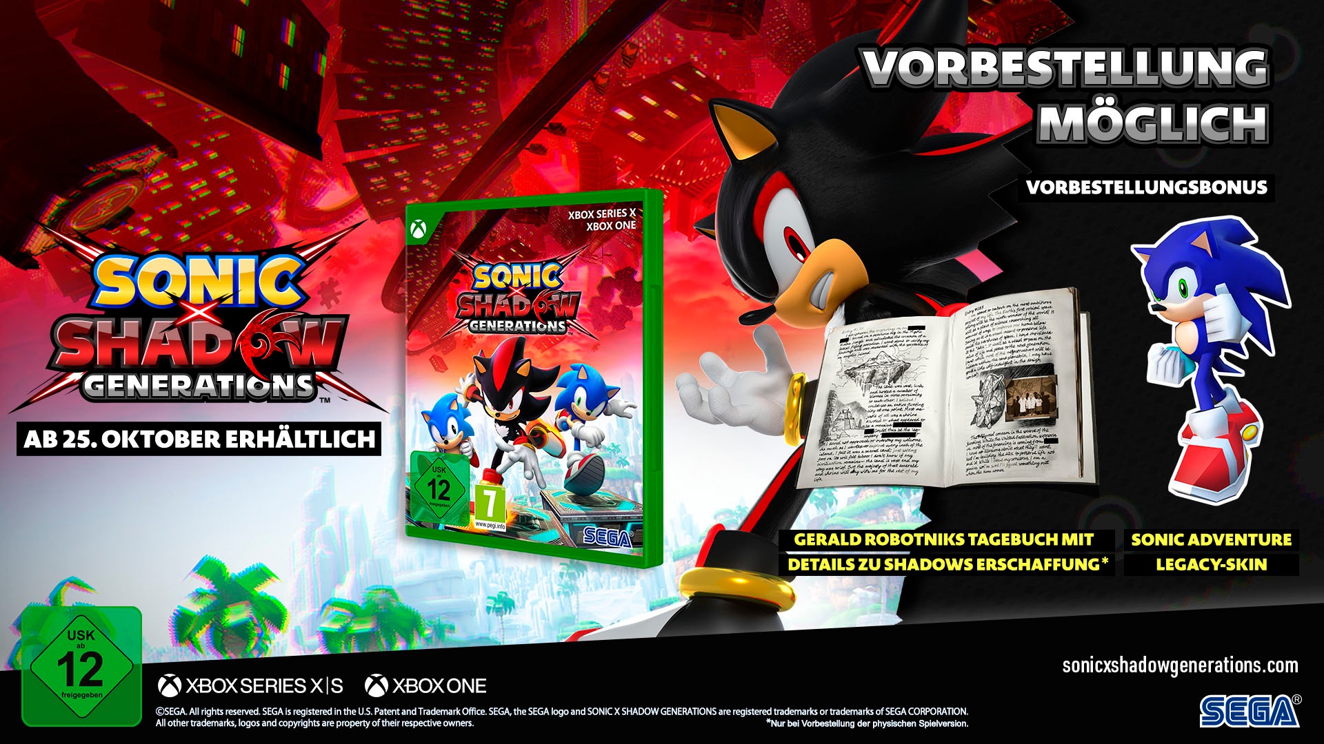 Atlus Spielesoftware »Sonic x Shadow Generations«, Xbox One-Xbox One X
