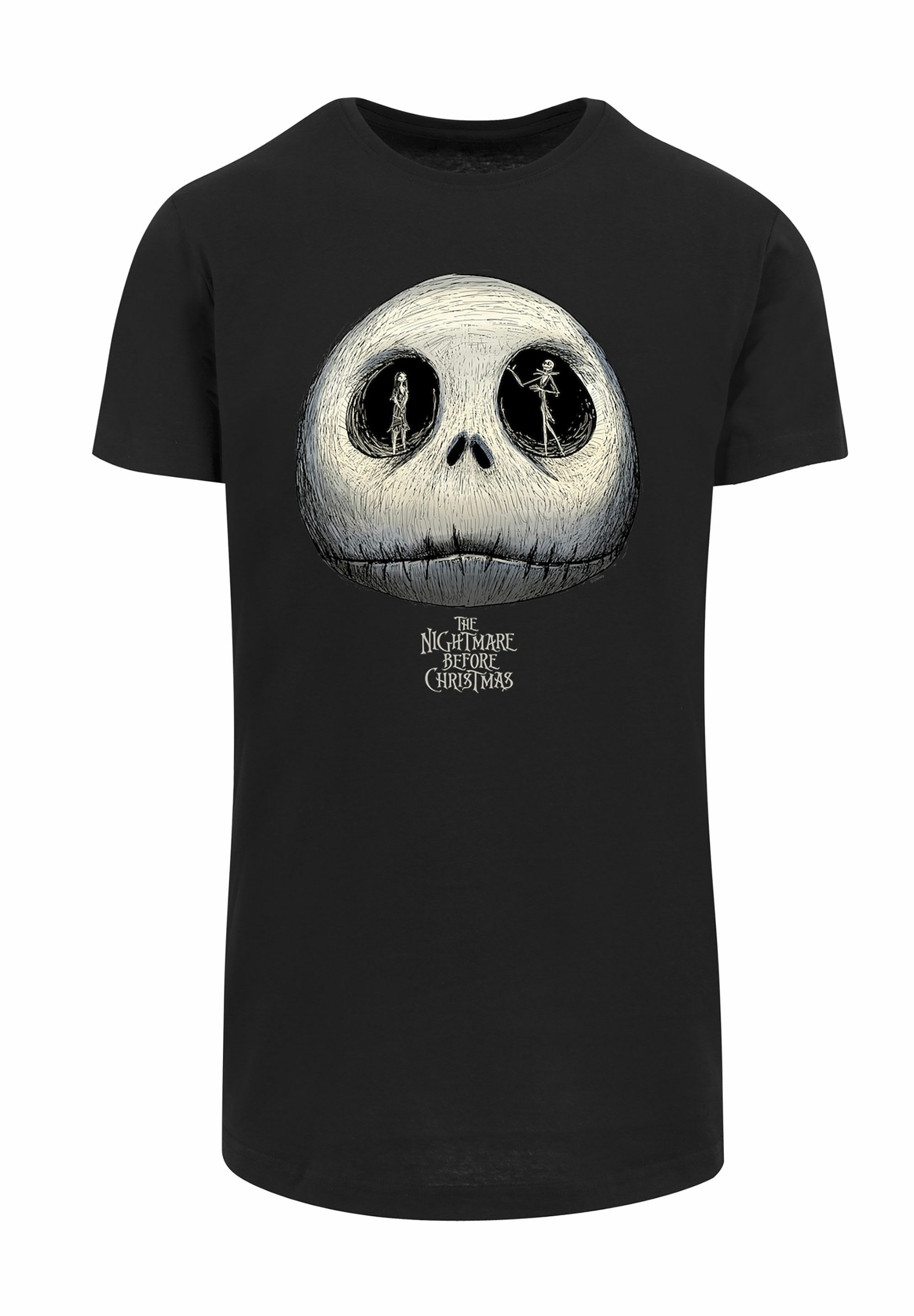 F4NT4STIC T-Shirt »Disney Nightmare Before Christmas Jacks Eyes«, Herren,Premium Merch,Lang,Longshirt,Bedruckt