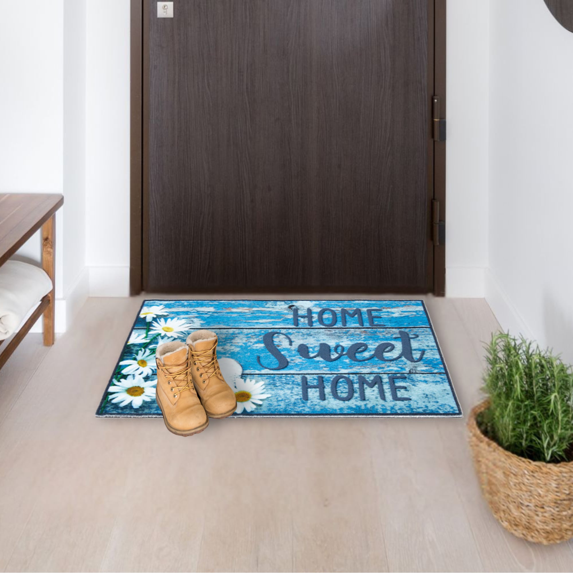 Andiamo Fußmatte »Modern«, rechteckig, 6,5 mm Höhe, Schmutzfangmatte, bedruckt, diverse Motive, In- und Outdoor geeignet