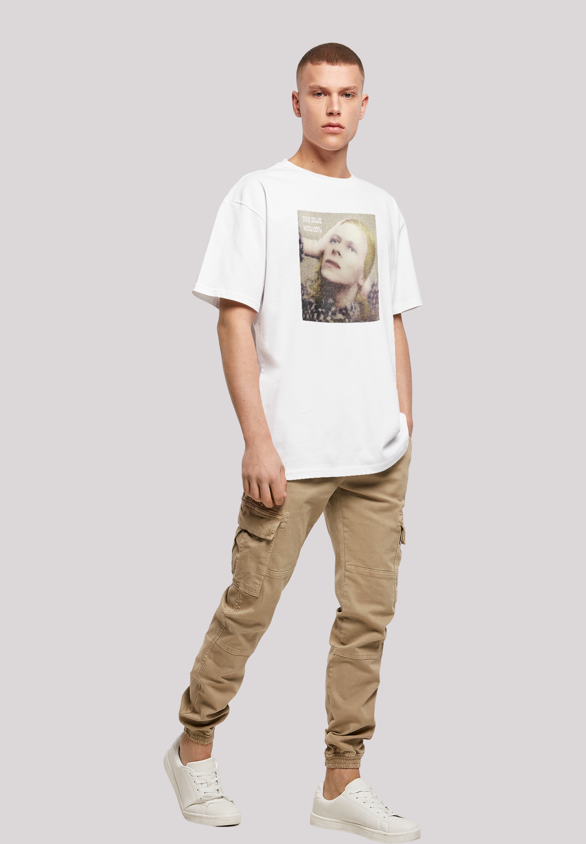 F4NT4STIC T-Shirt »David Bowie Rock Music Hunky Dory«, Print
