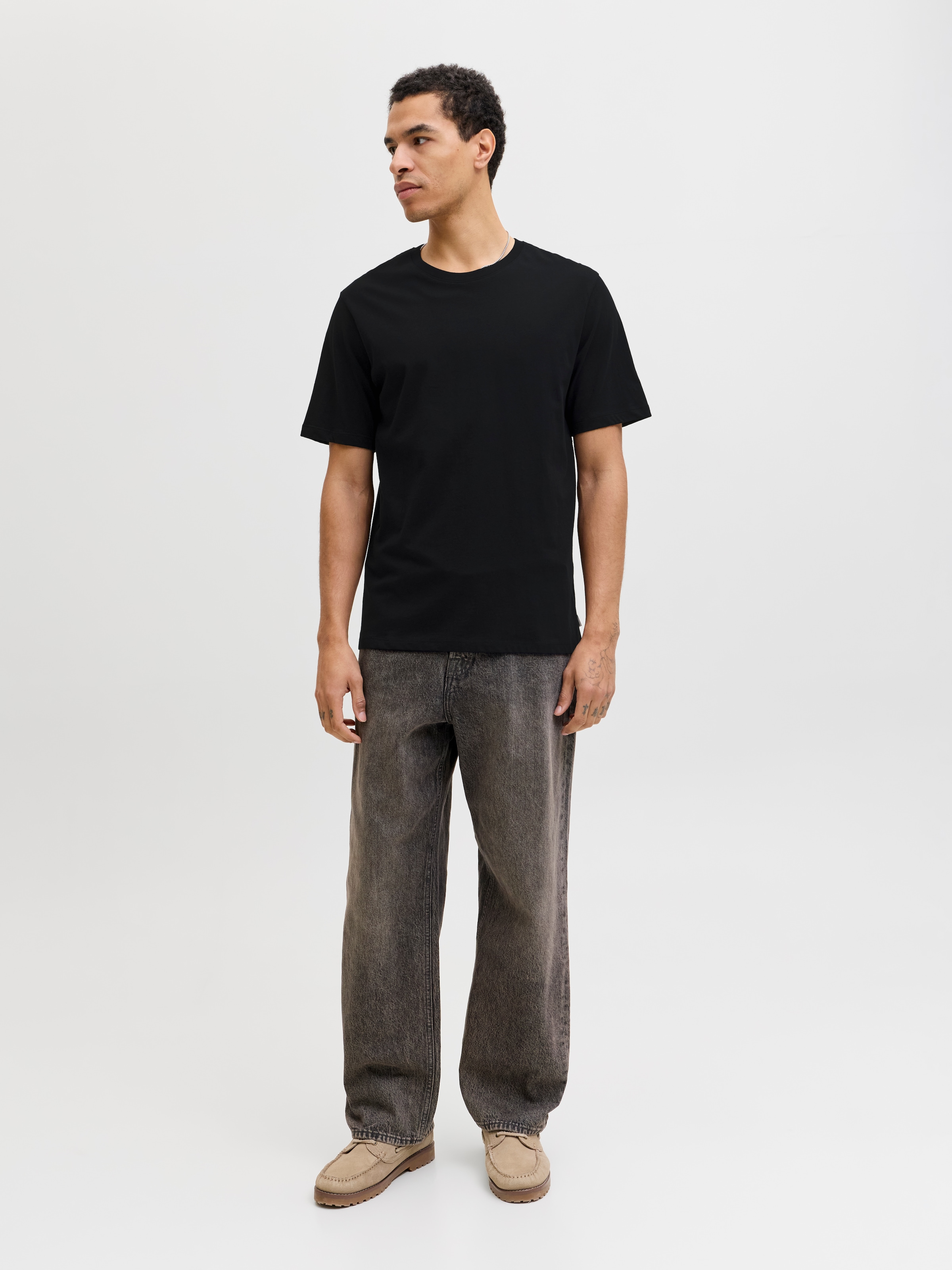 Jack & Jones »JJEORGANIC BASIC TEE SS O-NECK NOOS« Baumwolle, regular fit