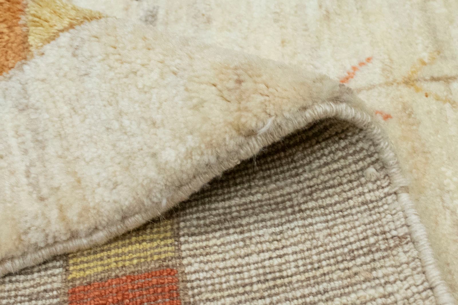 BAUR handgeknüpft »Loribaft Wollteppich beige«, Teppich morgenland | handgeknüpft rechteckig,
