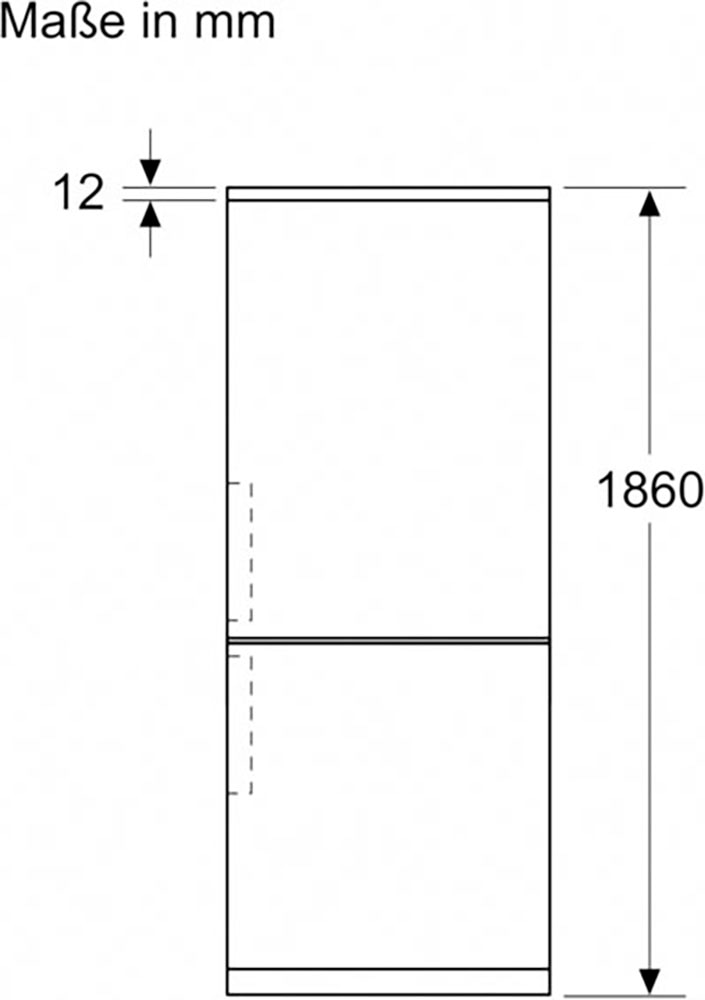 SIEMENS Kühl-/Gefrierkombination »KG36N2«, KG36N2LCF, 186 cm hoch, 60 cm breit