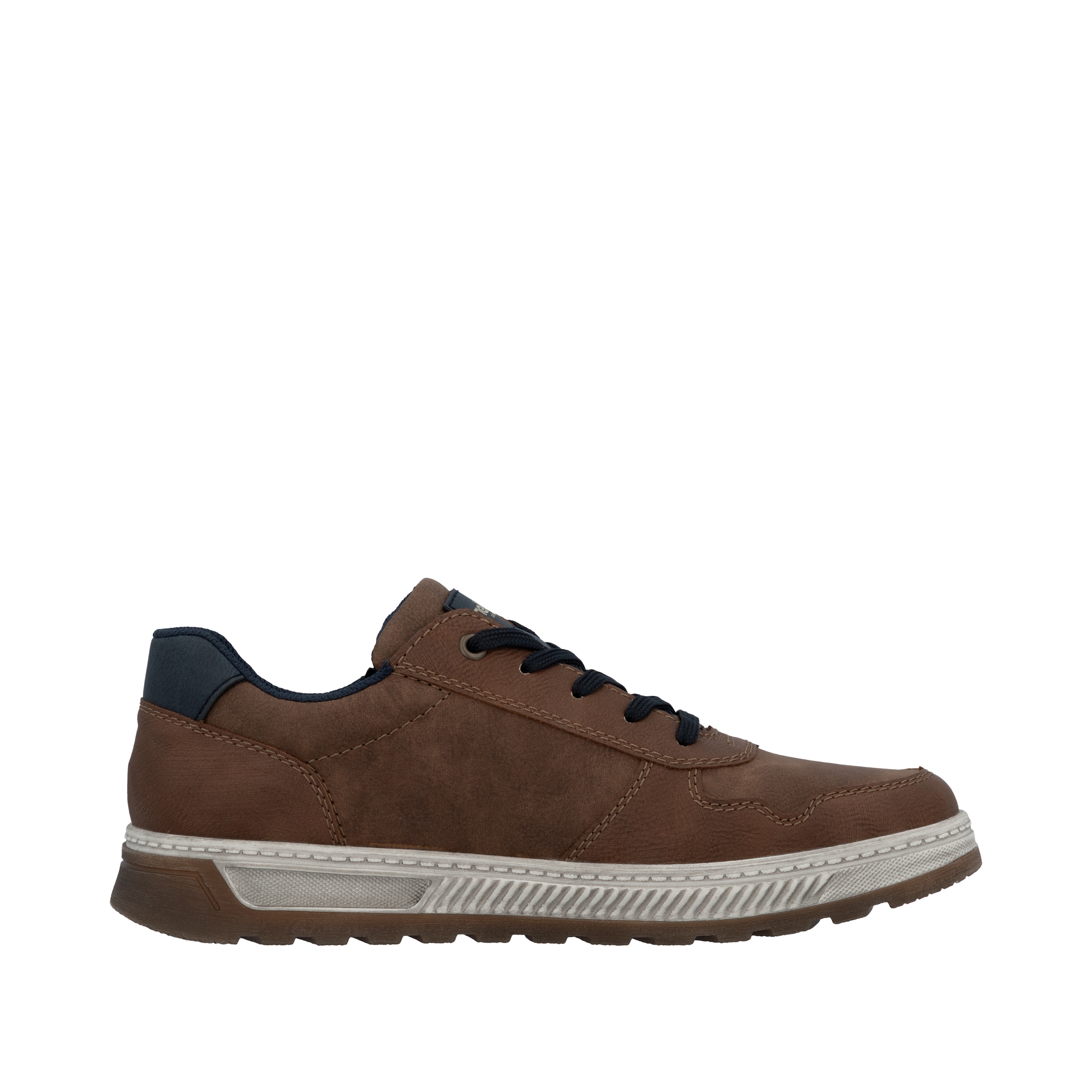 Rieker Sneaker, Freizeitschuh, Halbschuh, Schnürschuh mit Kontrastbesatz