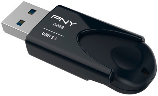 PNY USB-Stick "Attache 4", 32GB GB, schwarz, USB-Sticks