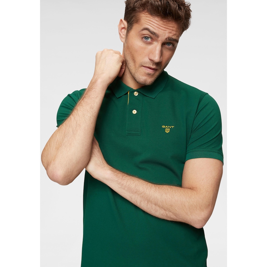 Gant Poloshirt »Contrast Collar PIQ SS Rugger«