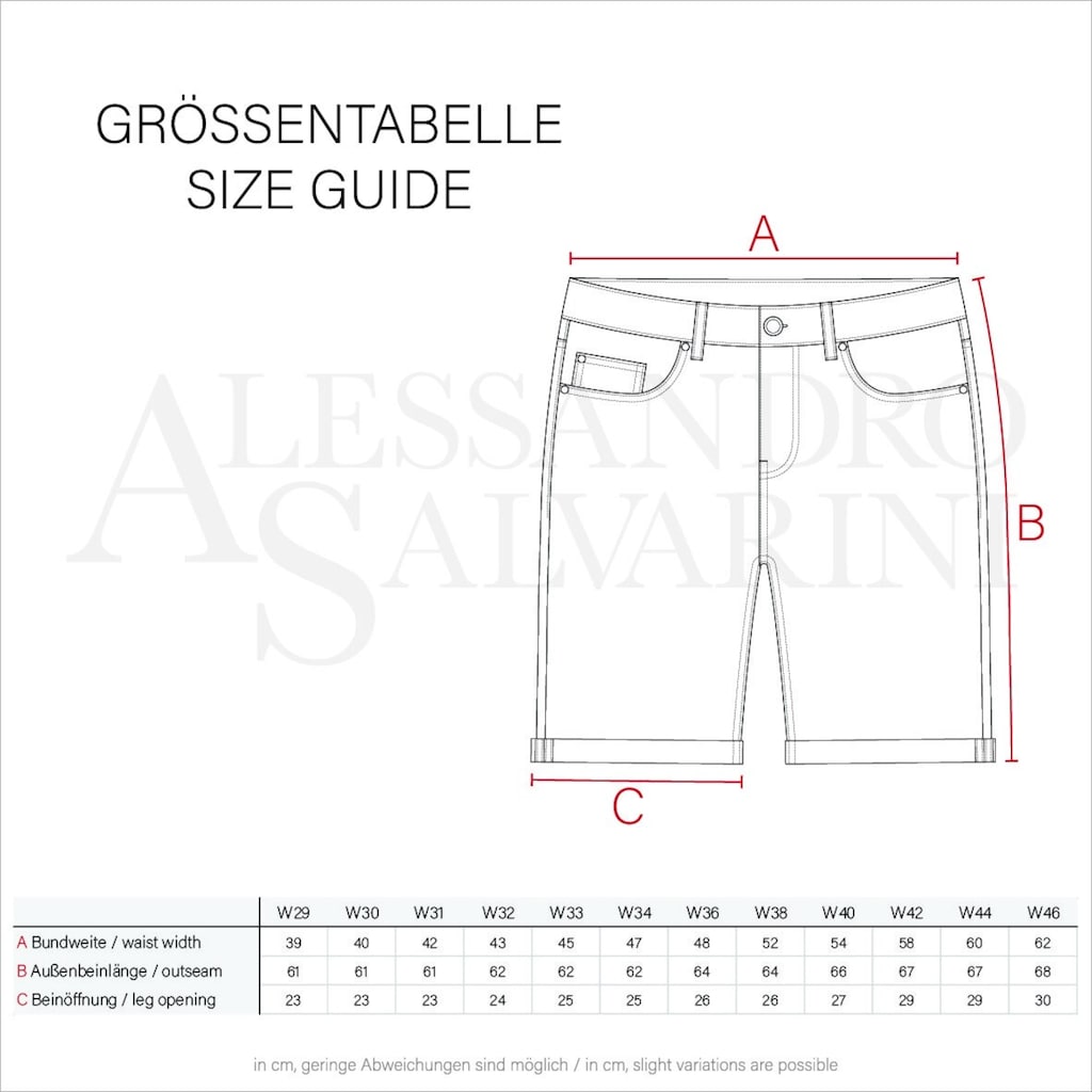 Alessandro Salvarini Jeansshorts »ASFilippo«