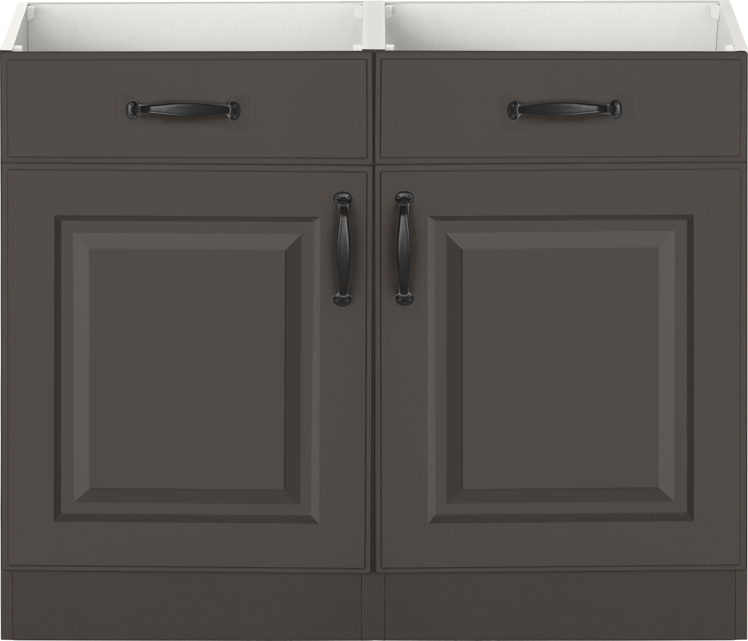 Thumbnail - wiho Küchen Unterschrank "Erla, TOPSELLER" 100 cm breit mit Kassettenfront, ohne Arbeitsplatte