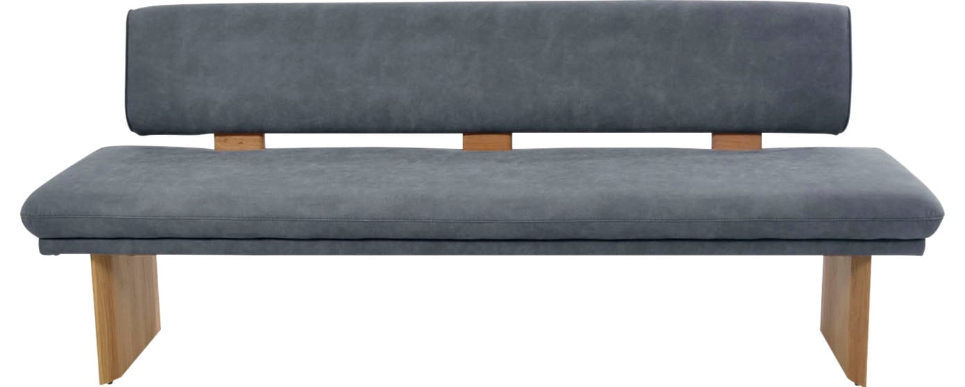 K+W Komfort & Wohnen Essbank "Longbeach Polsterbank" 1 Stk. tlg. Spitzkissenoptik im Sitz, wahlweise in der Breite 204cm oder 224cm