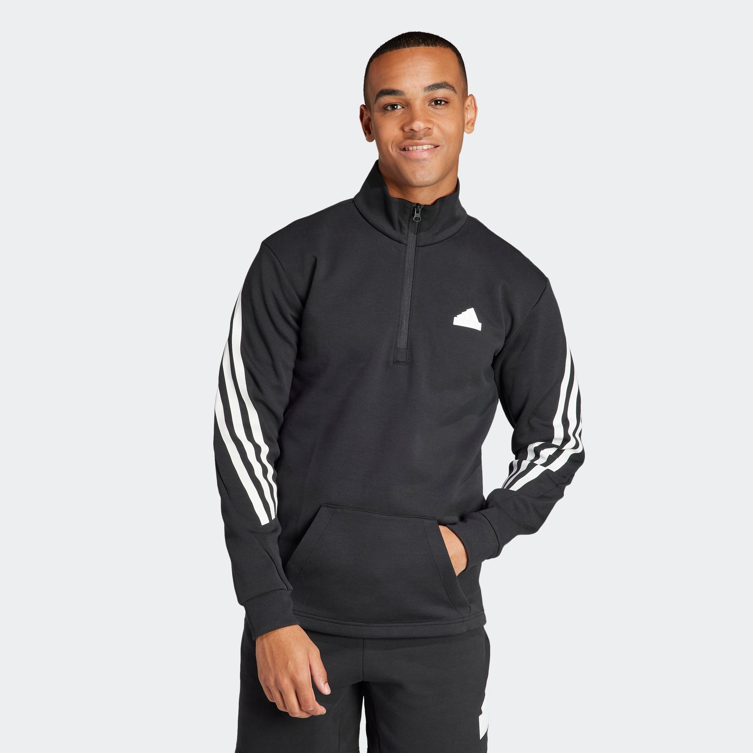 adidas Sportswear Rollkragenpullover "M FI 3S HALFZIP", 1 Stk. günstig online kaufen