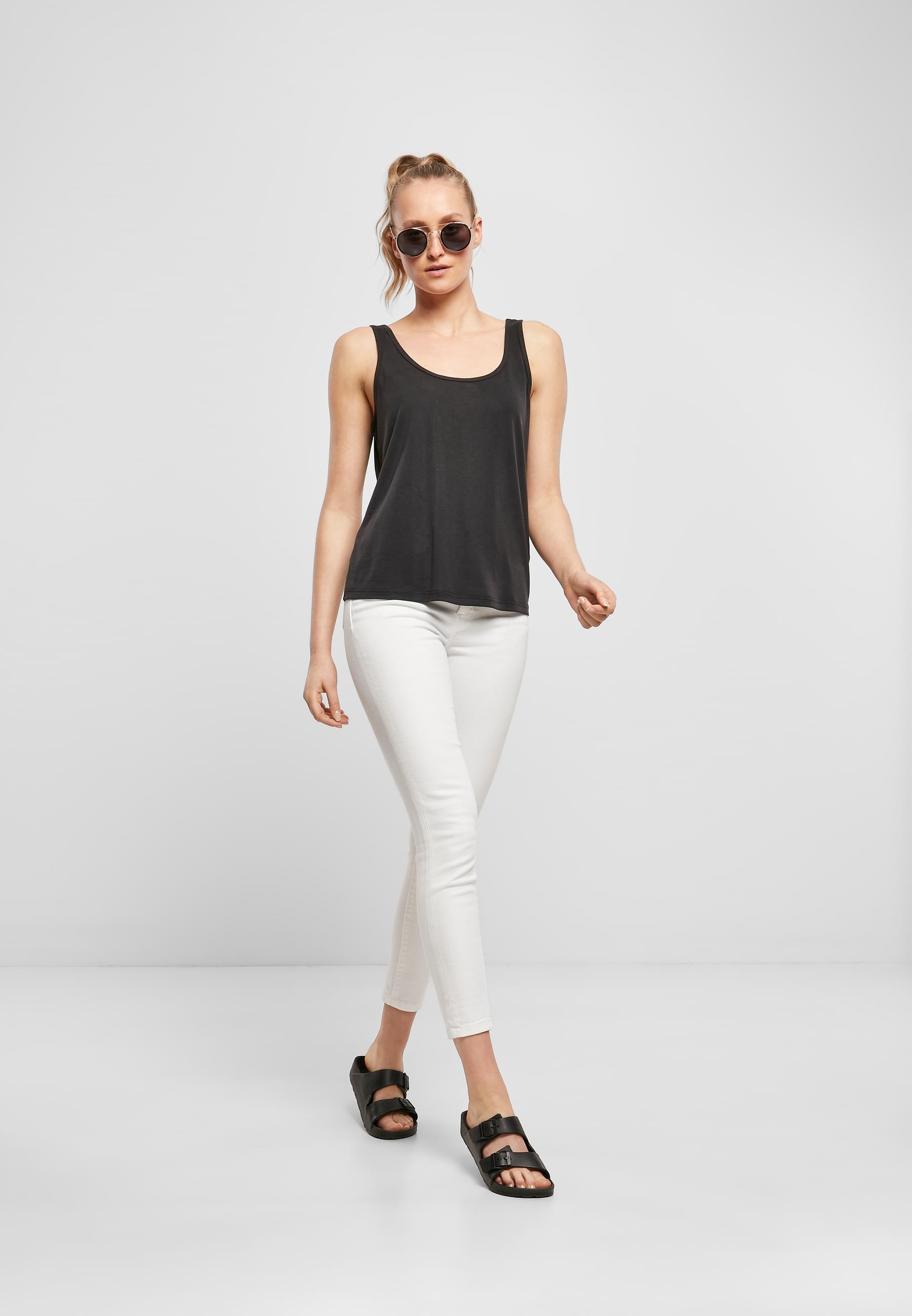 URBAN CLASSICS Muskelshirt »Urban Classics Damen Ladies Modal Loose Top«, (1 tlg.)