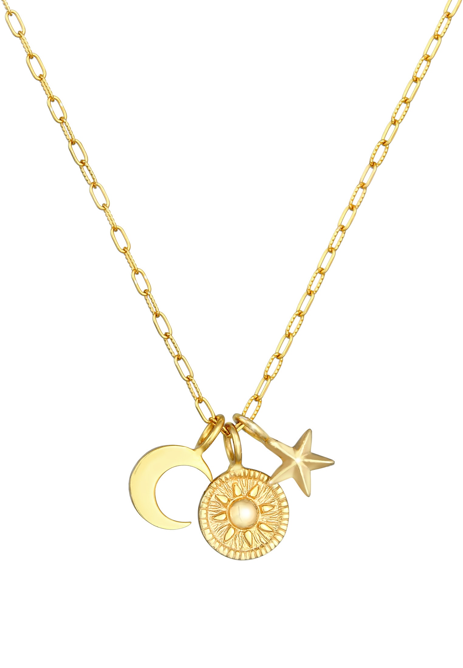 | online Mond Symbol »Sonne Elli Anhänger Kette kaufen BAUR 925 mit Stern Silber«