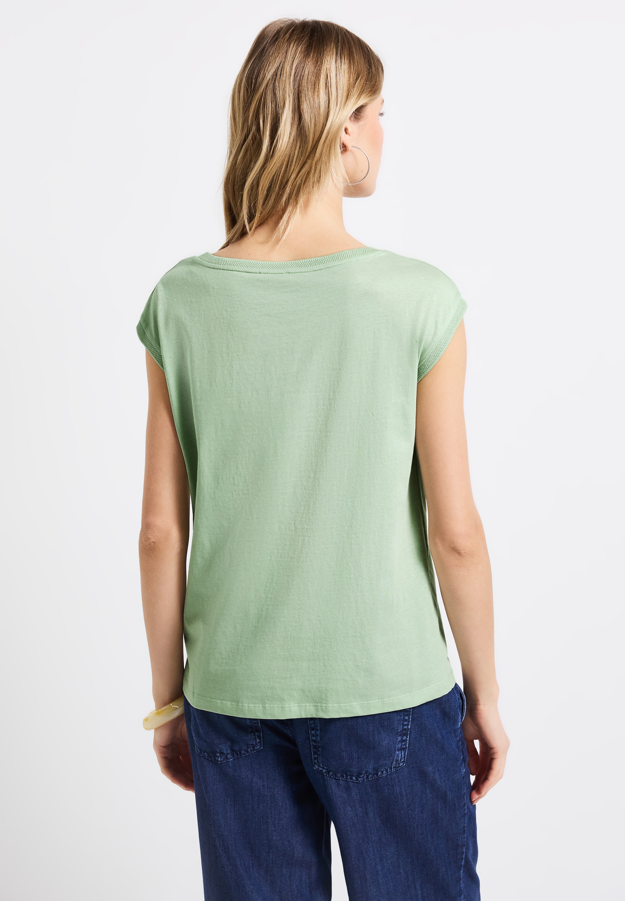 STREET ONE T-Shirt, aus reiner Baumwolle