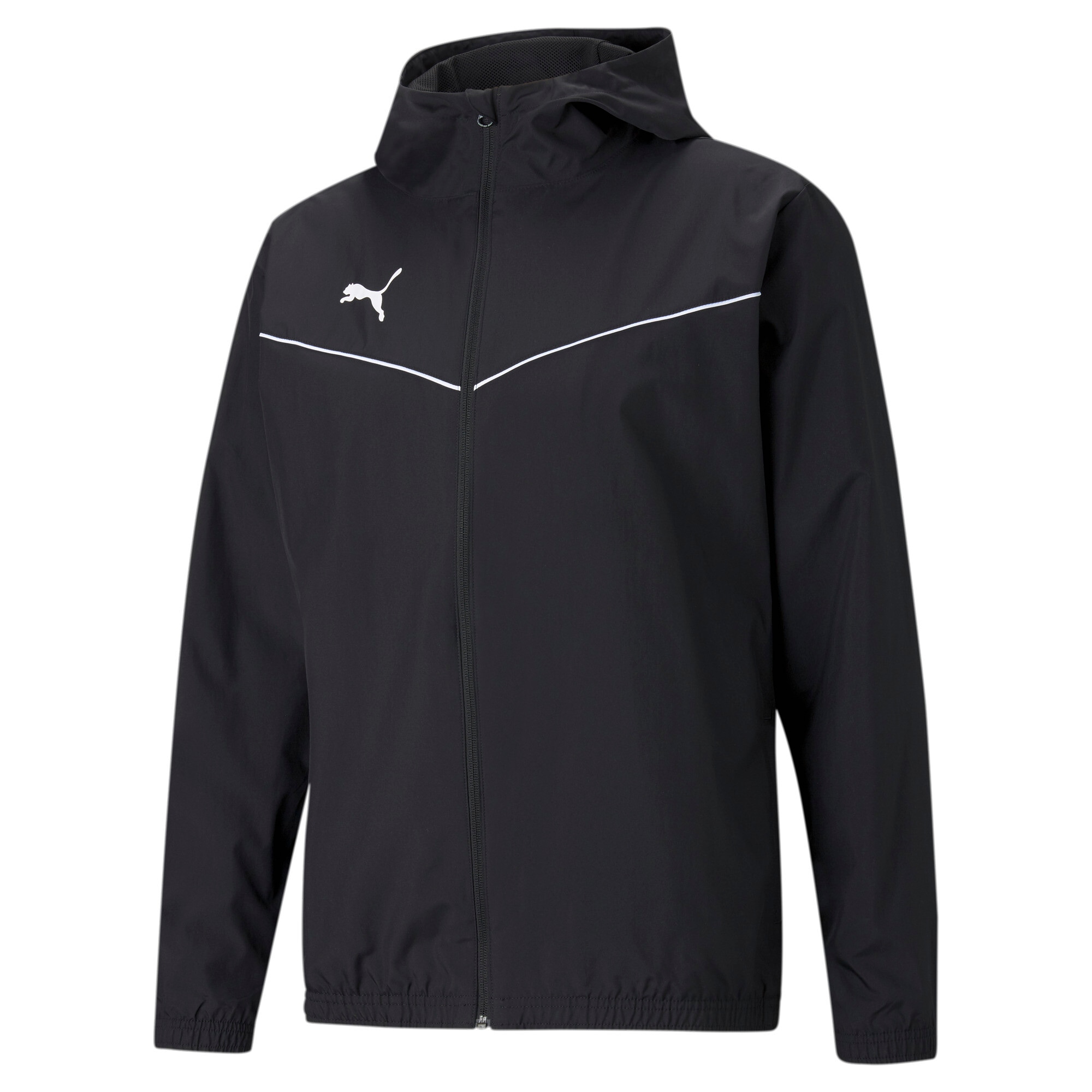 PUMA Allwetterjacke "TEAMRISE ALL WEATHER JACKET" mit Kapuze mit Kapuze, mit Reißverschlusstaschen, Regular Fit