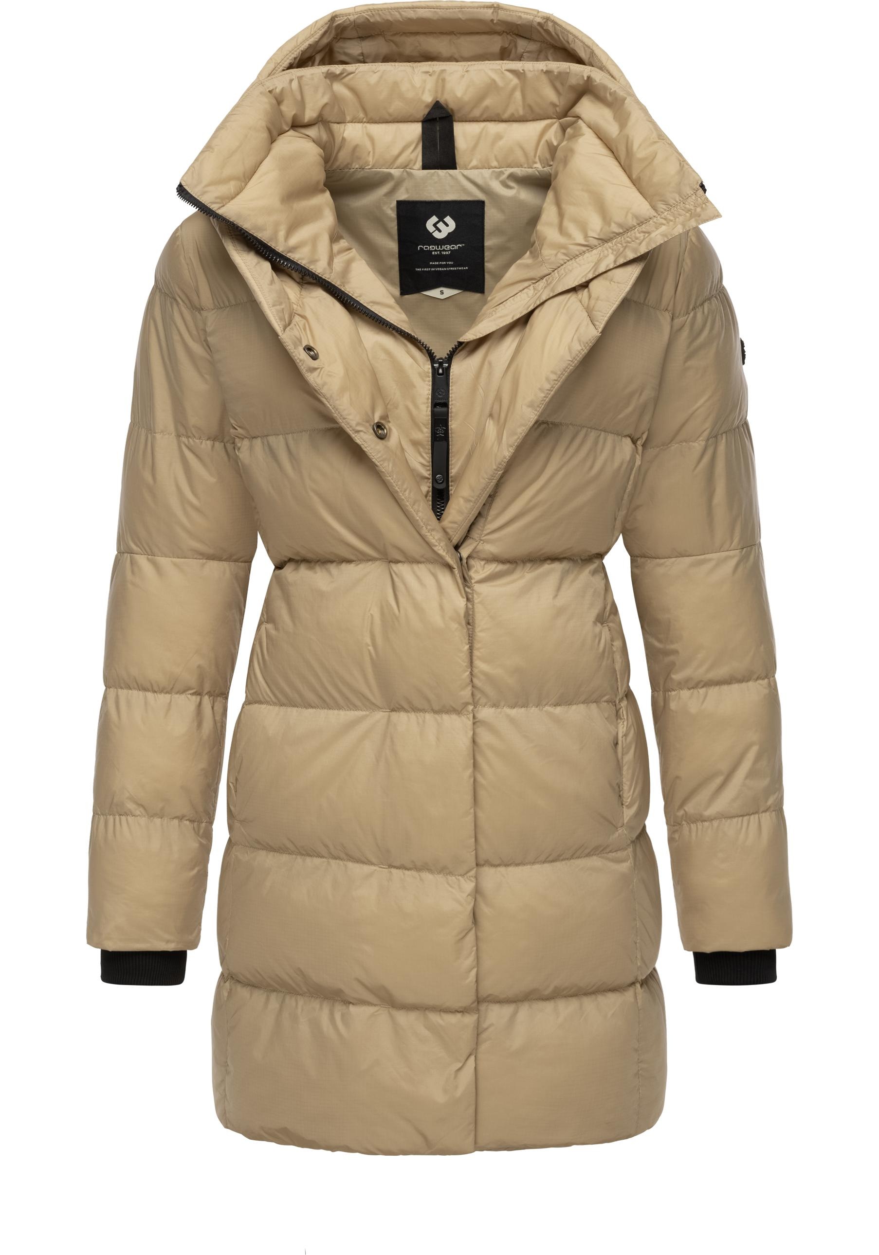 Ragwear Kurzmantel »Niara«, stylischer, gesteppter Wintermantel mit gefütterter Kapuze