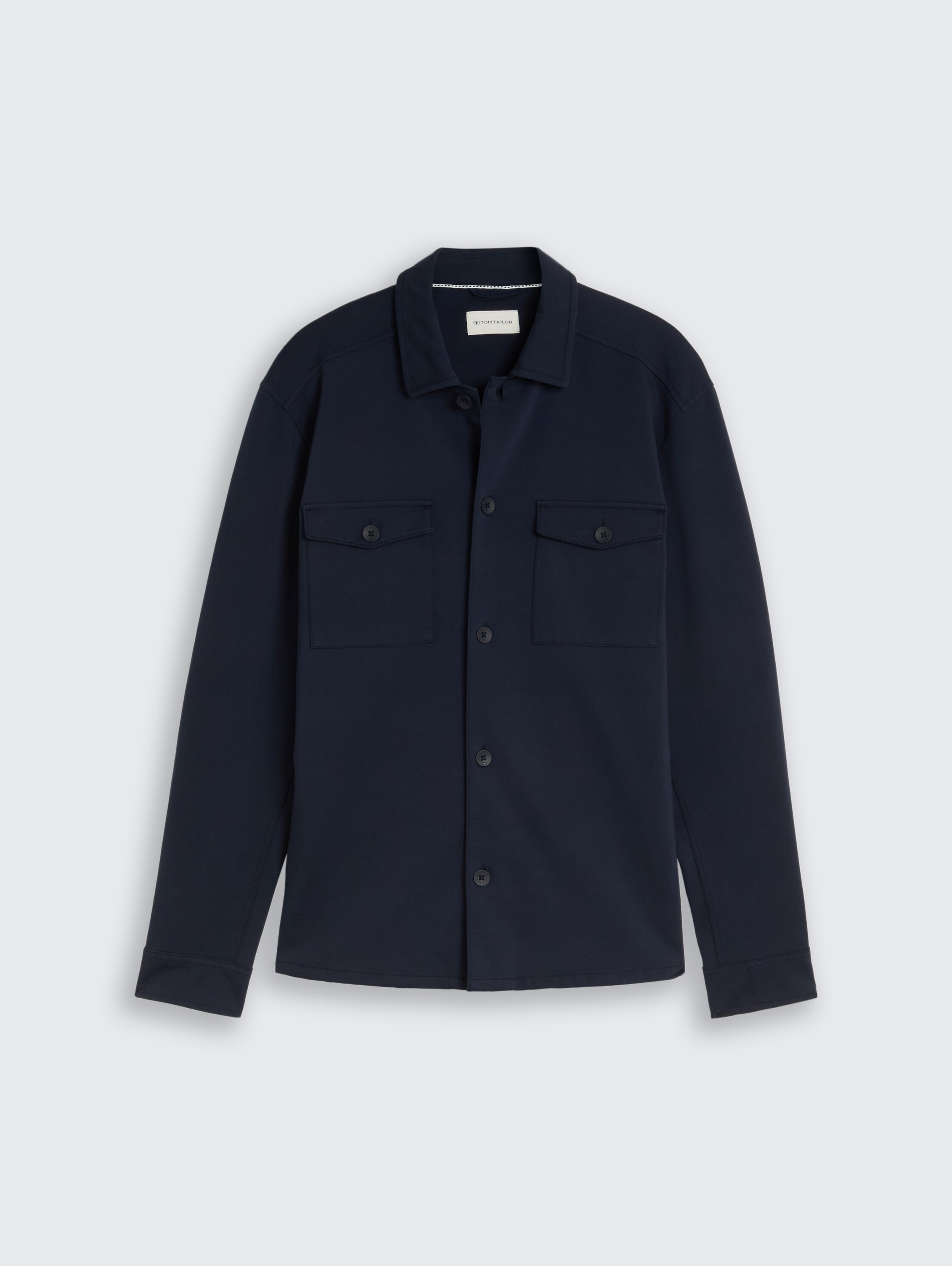 TOM TAILOR Langarmhemd im Overshirt-Style und mit Hemdkragen