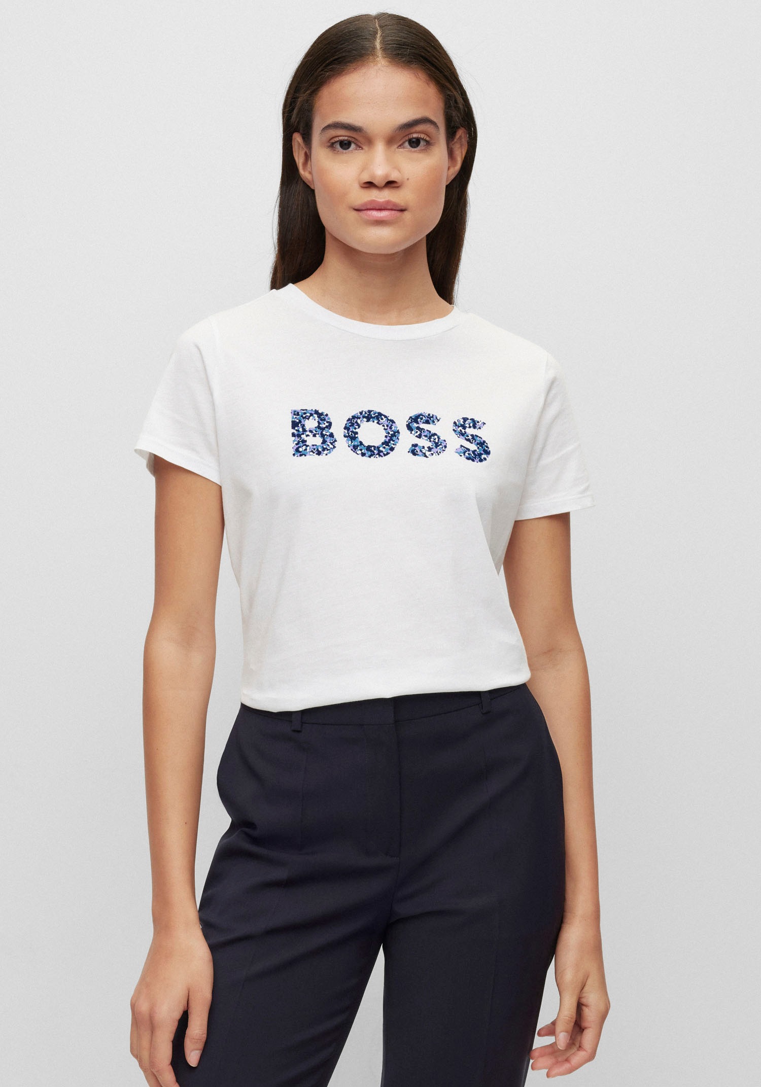 BOSS ORANGE T-Shirt, mit Logo-Frontprint kaufen