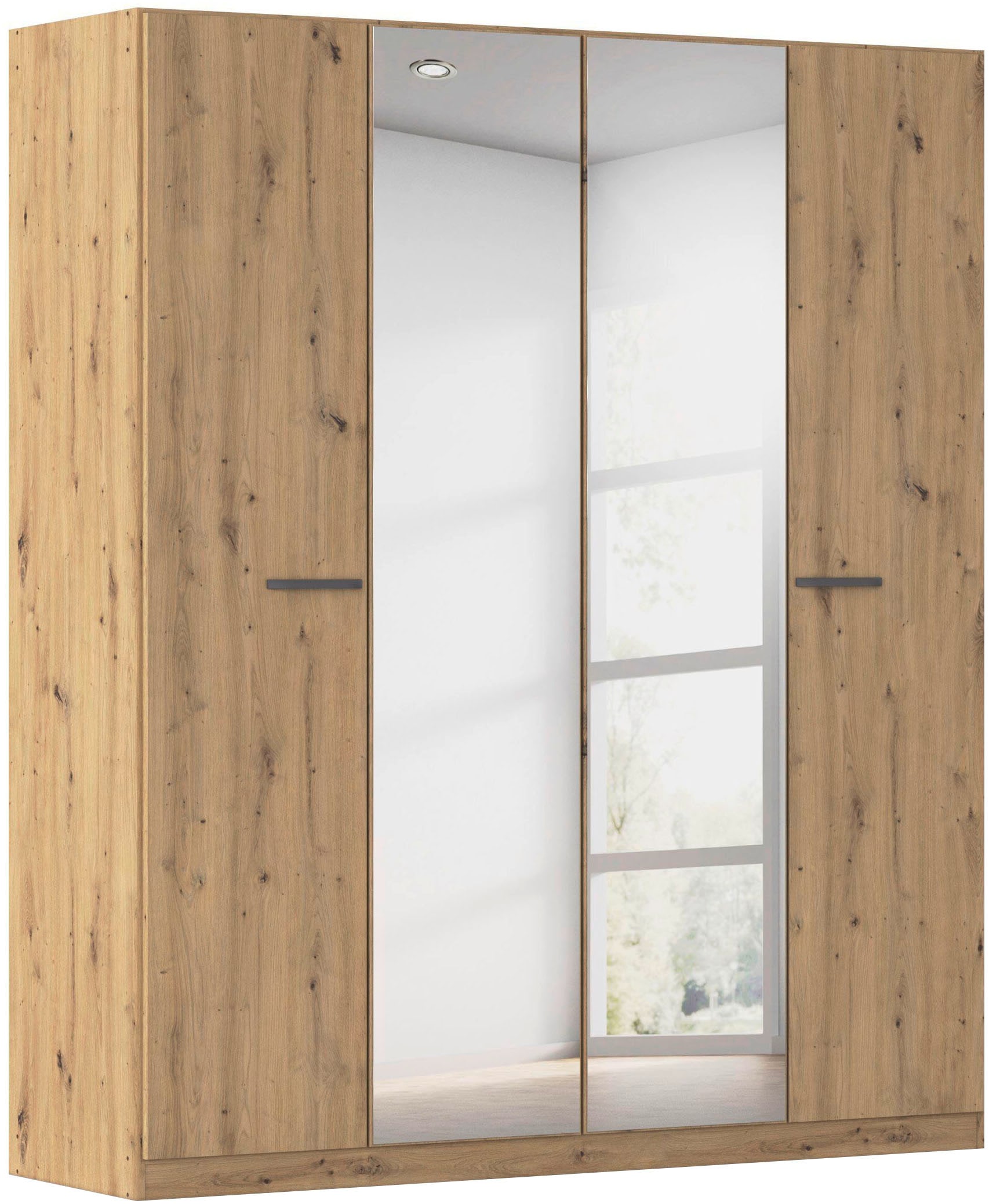 OTTO home Kleiderschrank "Mehrzweckschrank Aktenschrank Möbel Mietswohnung Schlafzimmer OTELI" erhältlich in Breiten 91-360 cm, ab Breite 136cm inkl. Innenschubladen, mit zusätzlichen Einlegeböden, optional mit Spiegel MADE IN GERMANY