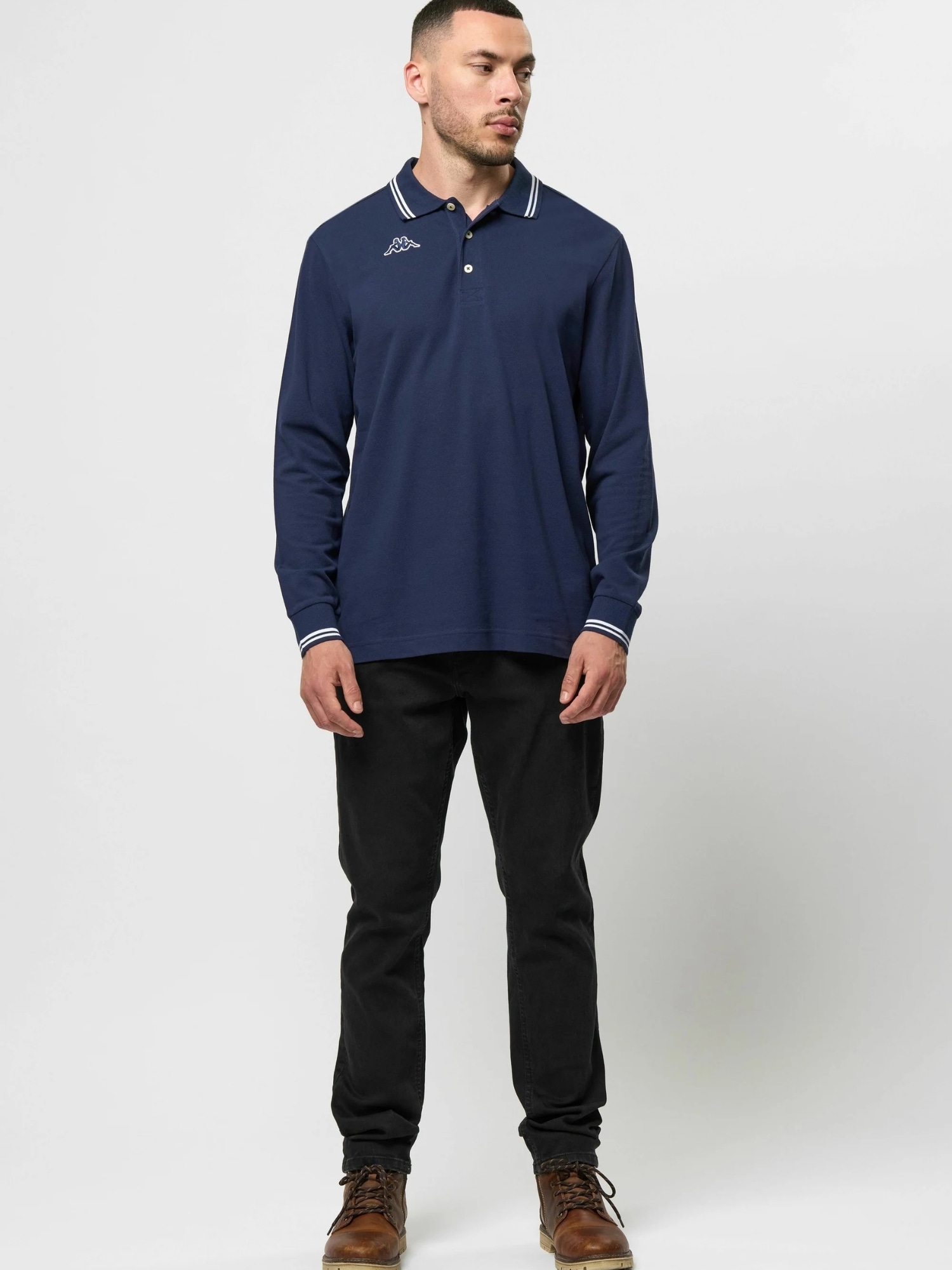 Kappa Langarmhemd »Kappa Long Sleeve Polo Logo Maltax 5«