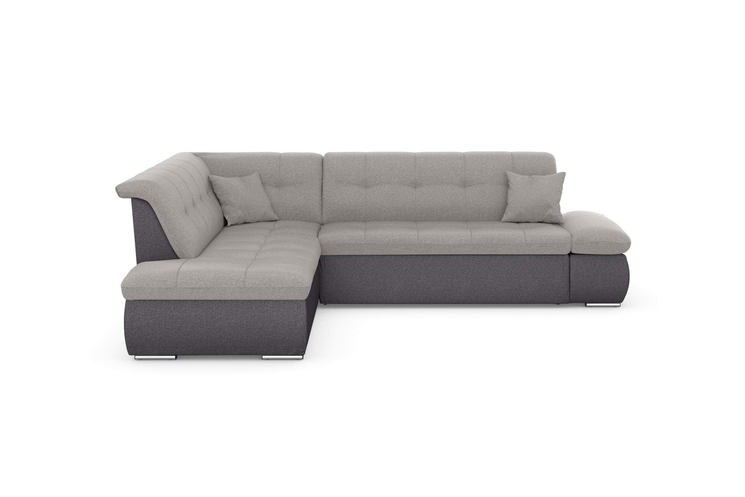 DOMO collection Ecksofa »Moric L-Form«, wahlweise mit Bettfunktion und Armlehnenverstellung, auch in Cord