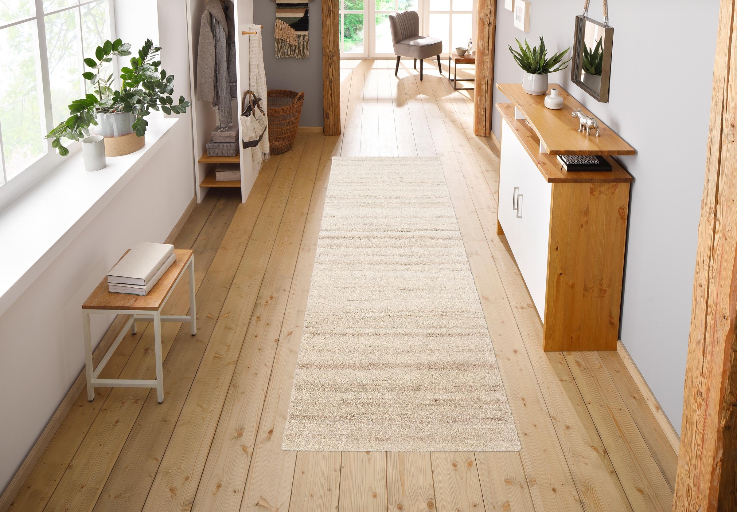 THEKO Läufer "Janne, Berber Teppich, reine Wolle, meliert, handgearbeitet" günstig online kaufen