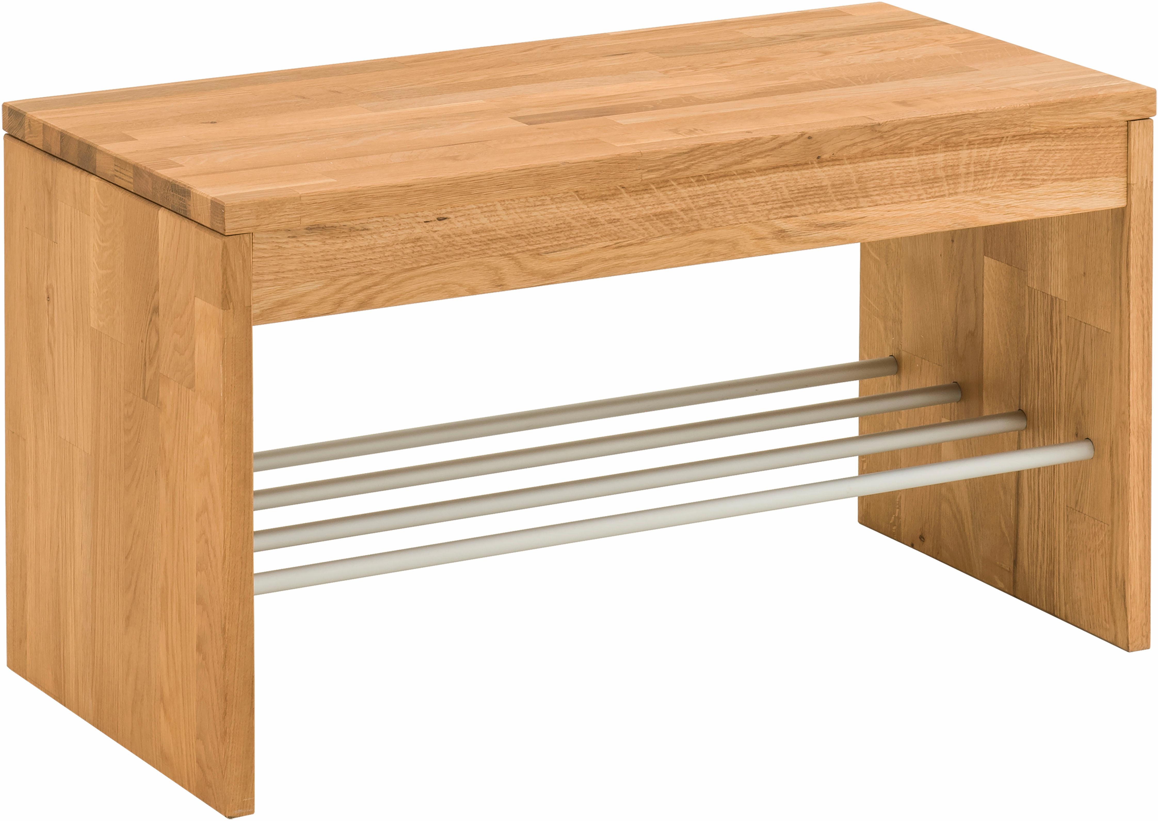 Thumbnail - Home affaire Schuhbank "Dura" aus massiven Wildeichenholz oder Buche, Breite 82 cm