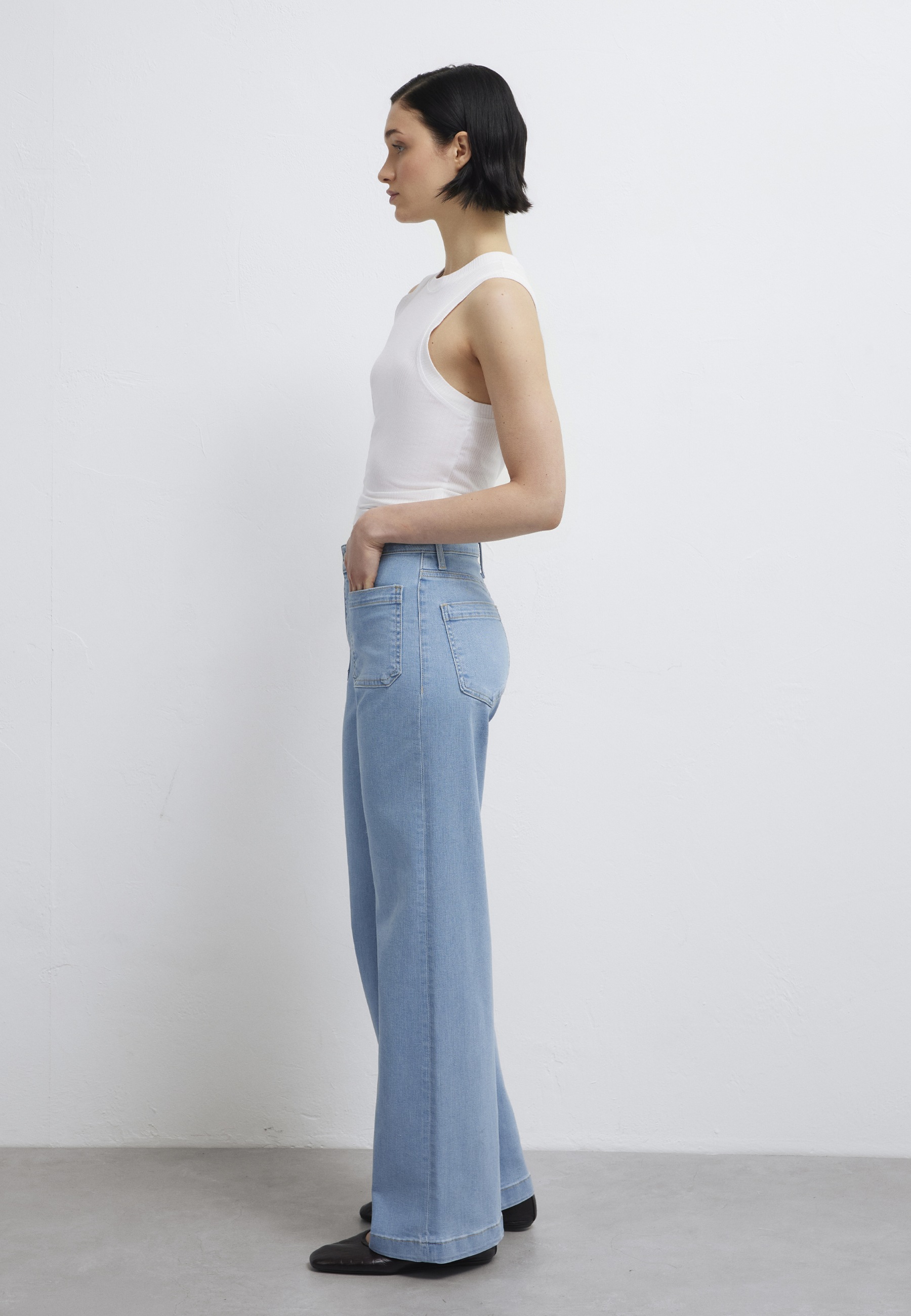 Mavi Weite Jeans »MALIBU MARINE« Wide Leg Jeans