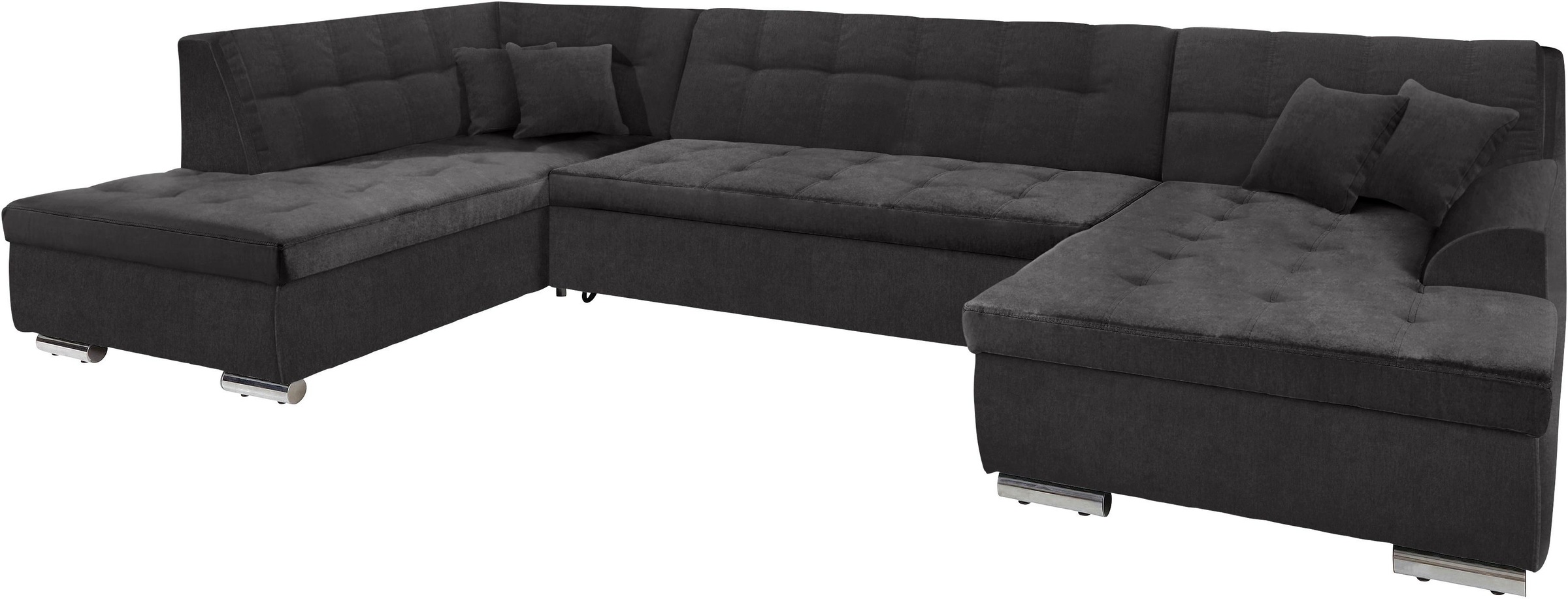 DOMO collection Wohnlandschaft "Aversa U-Form", wahlweise mit Bettfunktion, günstig online kaufen