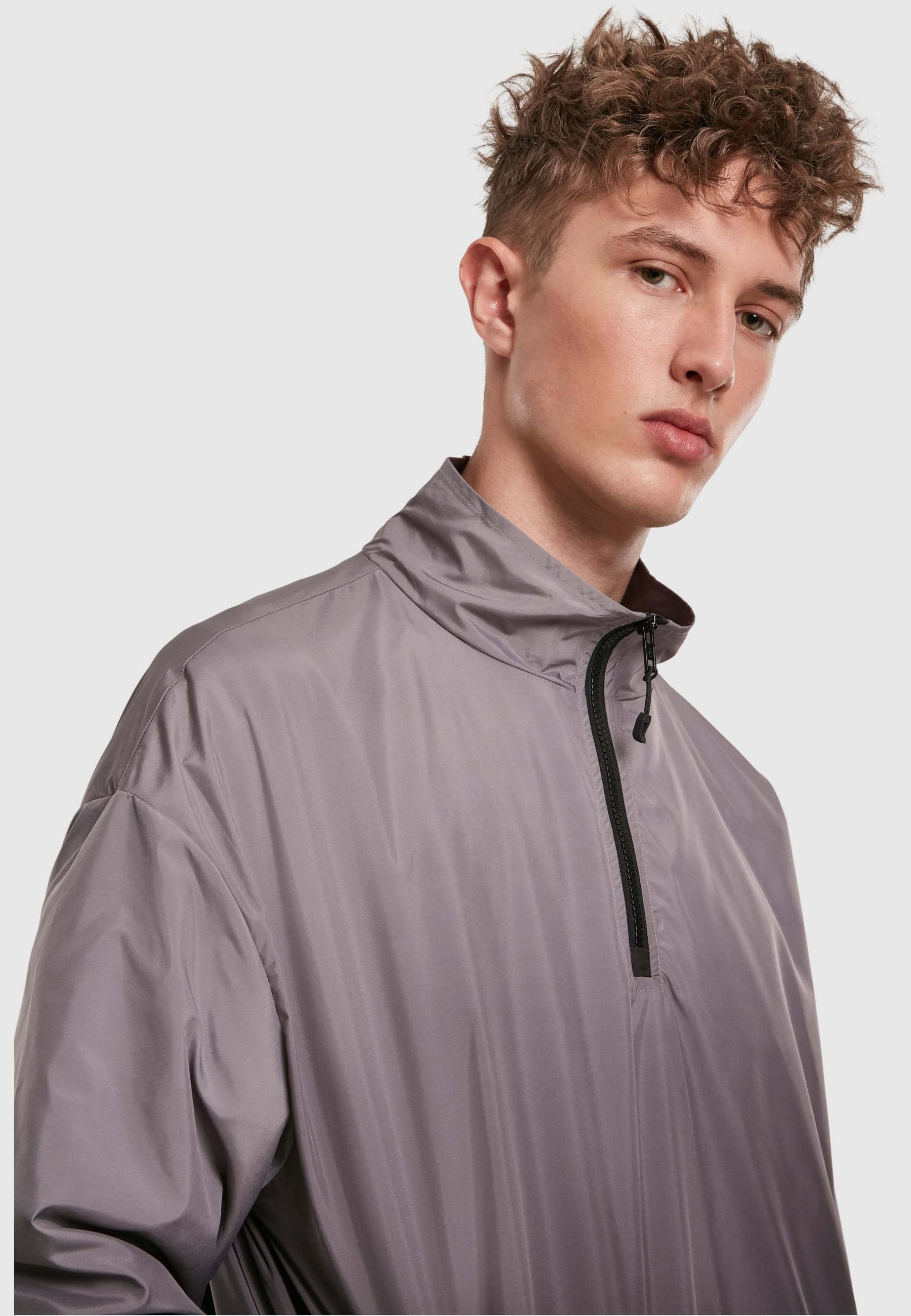 URBAN CLASSICS Allwetterjacke »Urban Classics Herren Gradient Pull Over Jacket«, (1 St.), ohne Kapuze