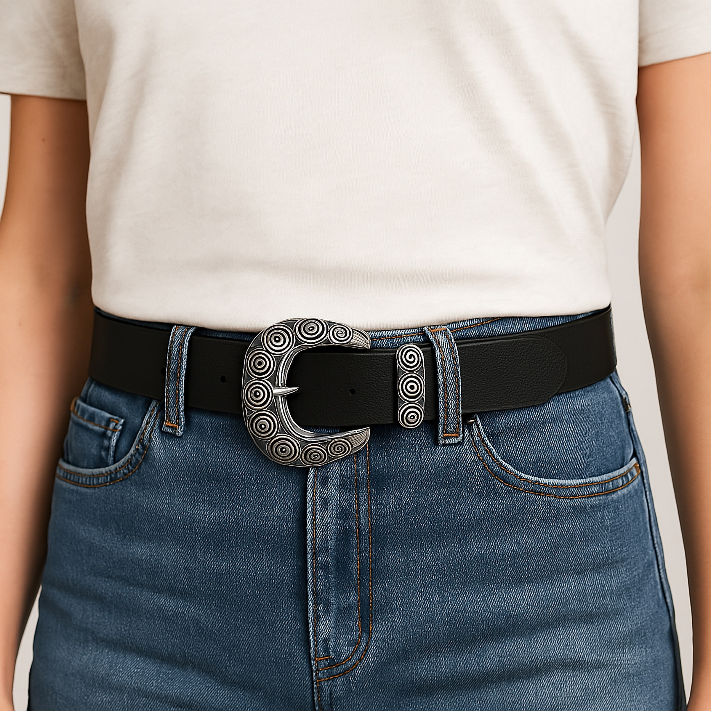 COLLEZIONE ALESSANDRO Ledergürtel "Curve", aus echtem Leder, Made in Italy günstig online kaufen