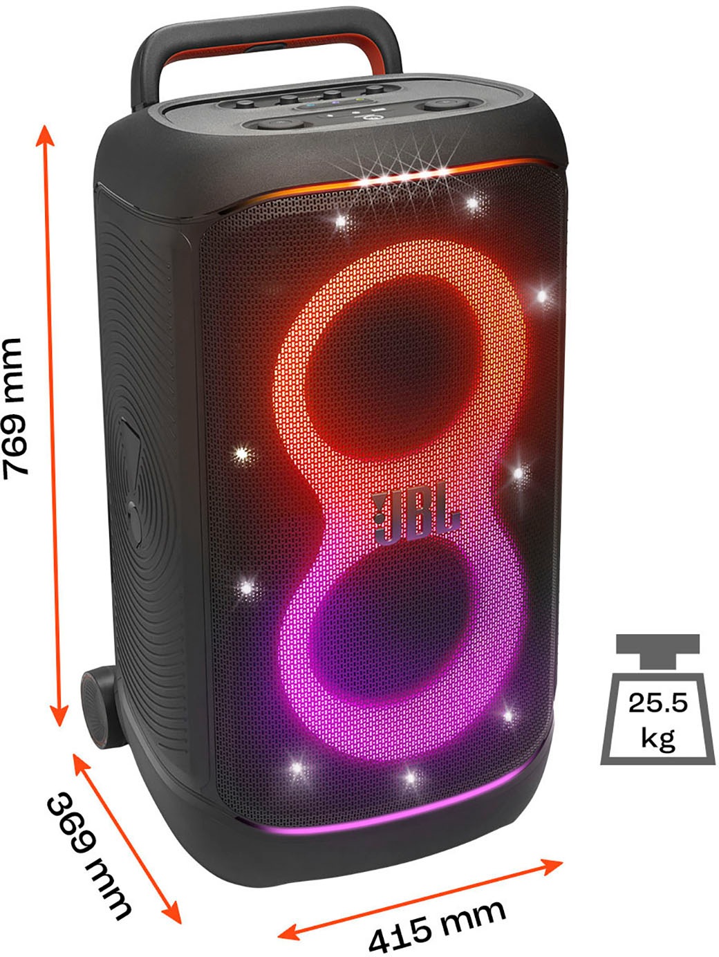 JBL Party-Lautsprecher »PartyBox 520« (Bluetooth 400 W)