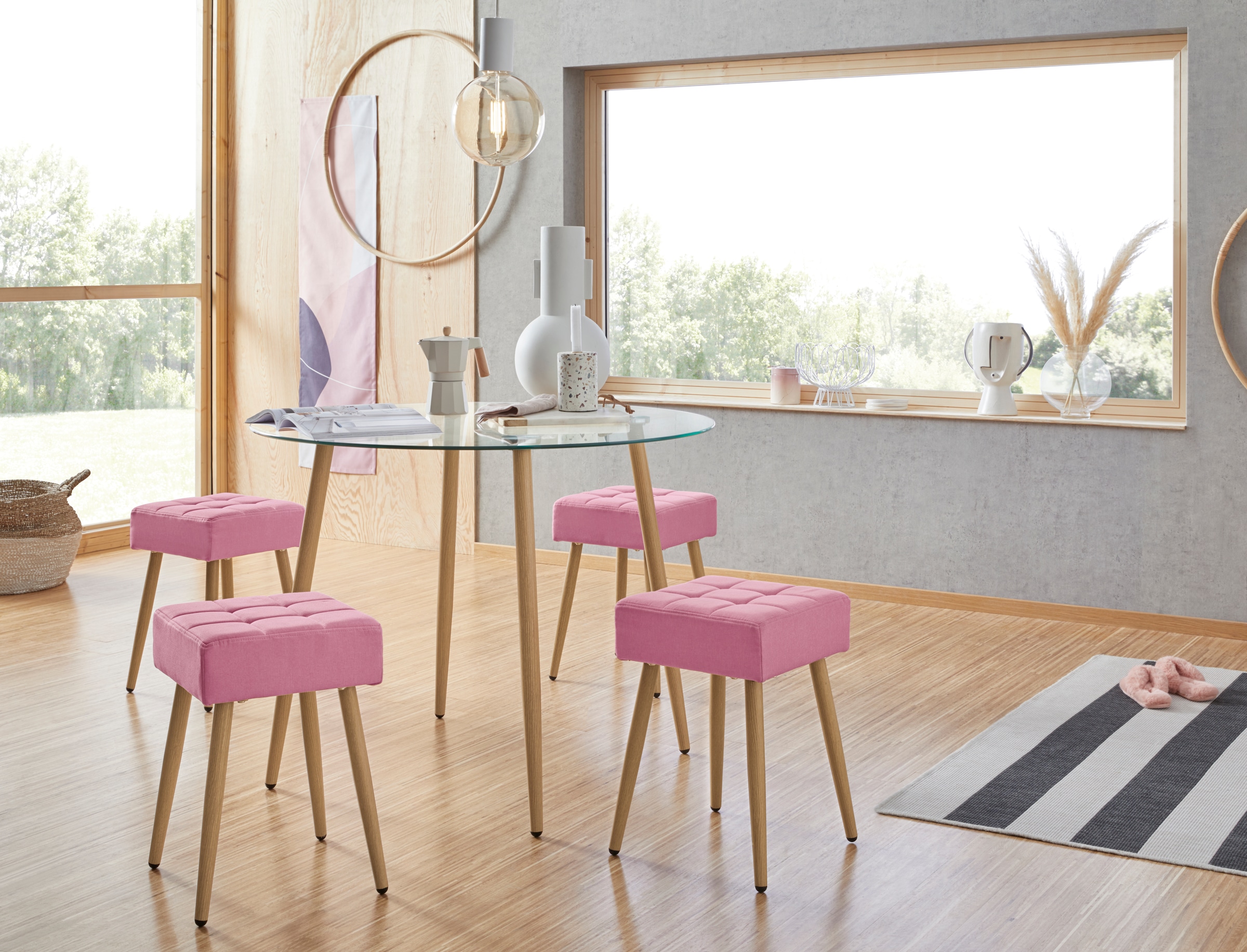 INOSIGN Glastisch »Miller, TOPSELLER!« Esstisch, Glastisch, OTTOs Choice,  runder Esstisch mit einem Ø von 100 cm, verschiedene Größen