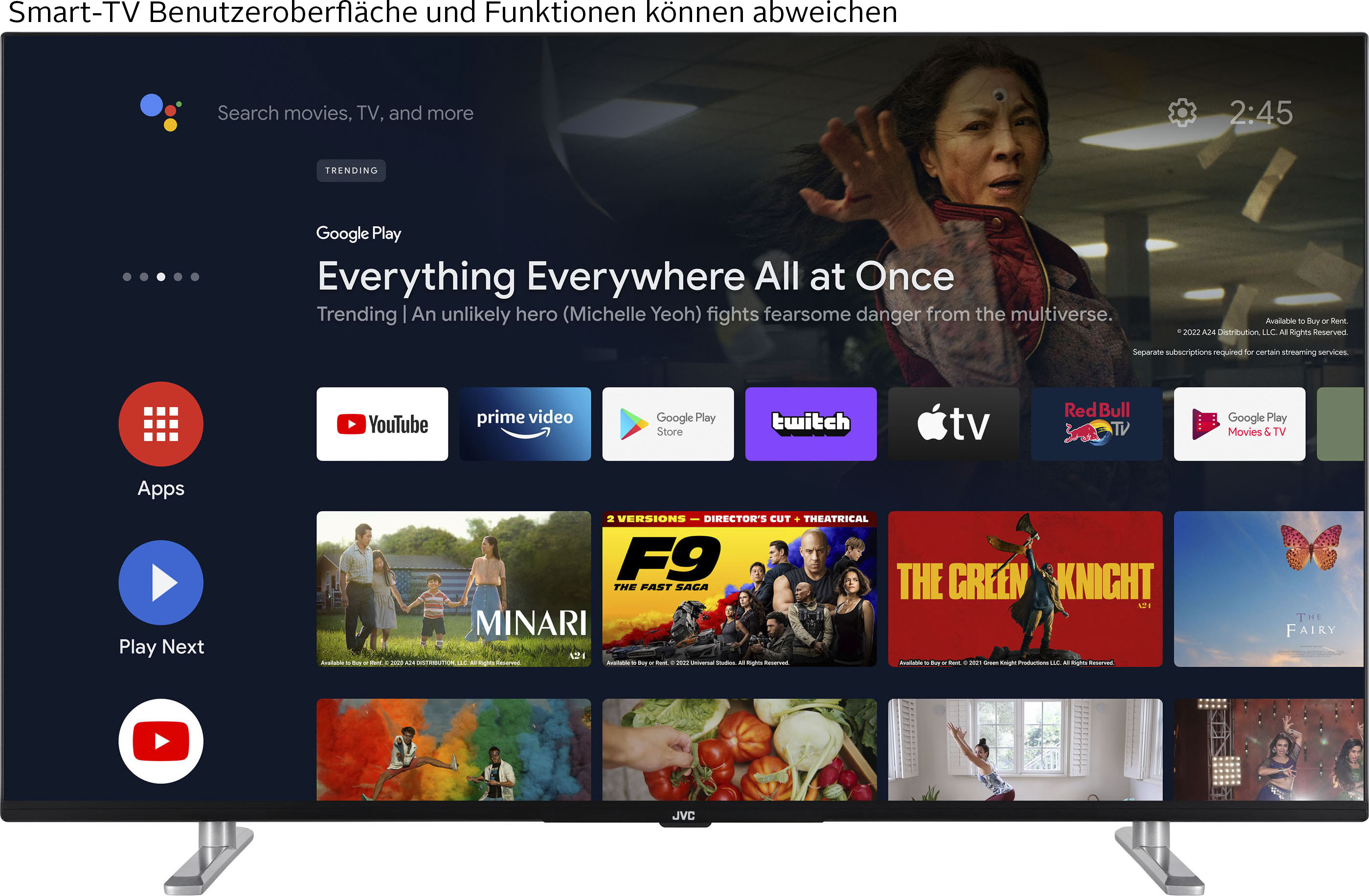 QLED-Fernseher »LT-43VAQ6255«, 108 cm/43 Zoll, 4K Ultra HD, Android TV-Smart-TV