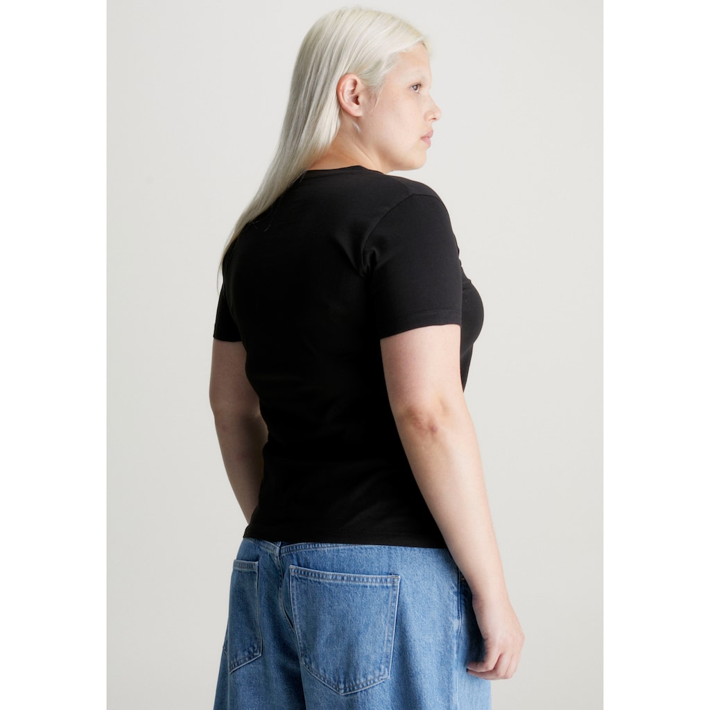 Calvin Klein Jeans Plus T-Shirt »PLUS MONOLOGO TWO PACK«