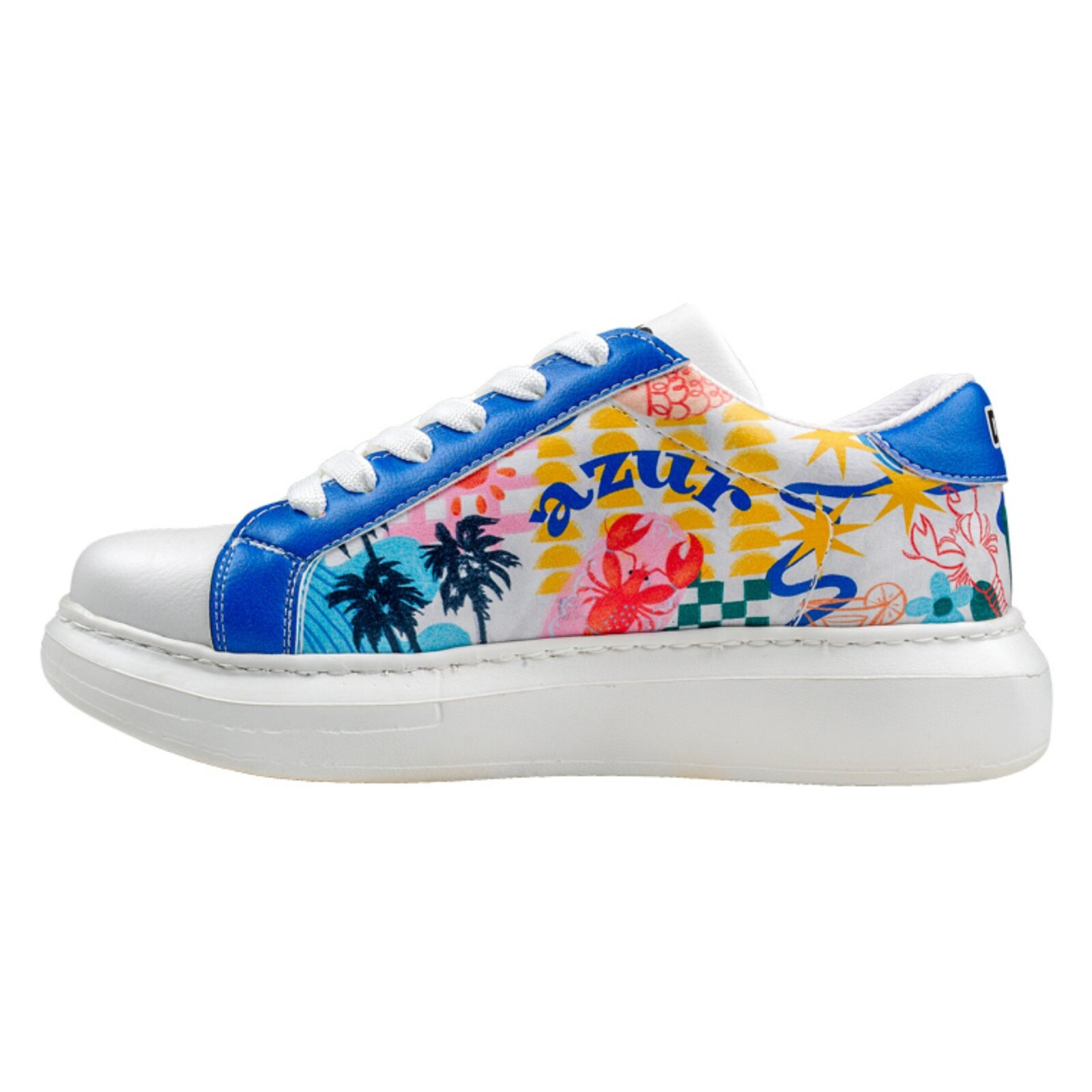 DOGO Sneaker »Verona Low-Top Sneaker Azur Damen Sneaker«  Handgefertigt