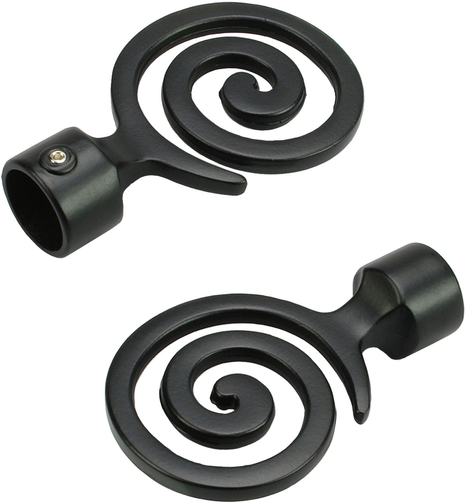 Liedeco Gardinenstange "Innenlaufgarnitur 20 mm Blues Eric" Ø 2 mm 1 läufig günstig online kaufen