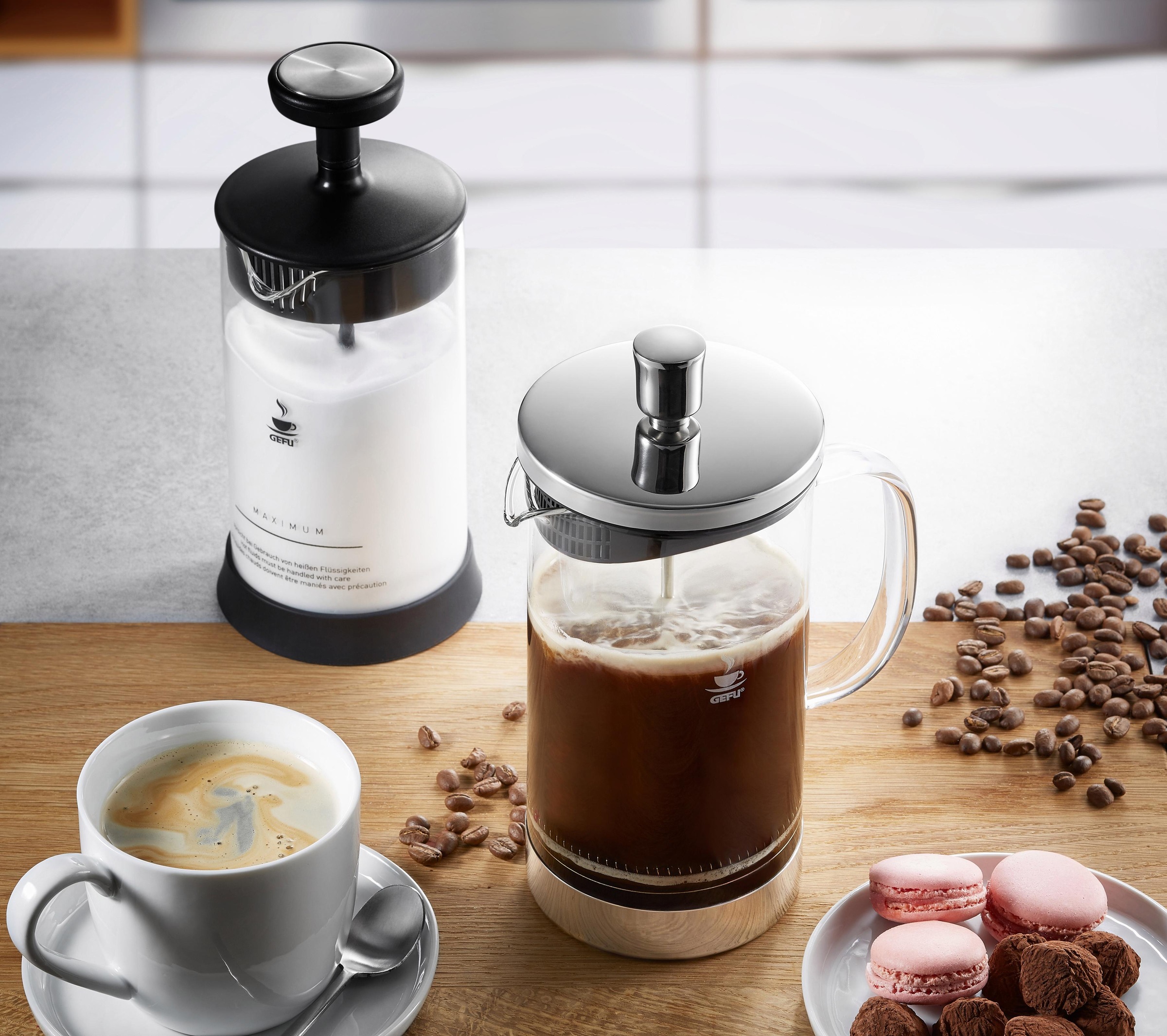GEFU Kaffeebereiter "Diego" 1 l Kaffeekanne aus Borosilikatglas günstig online kaufen