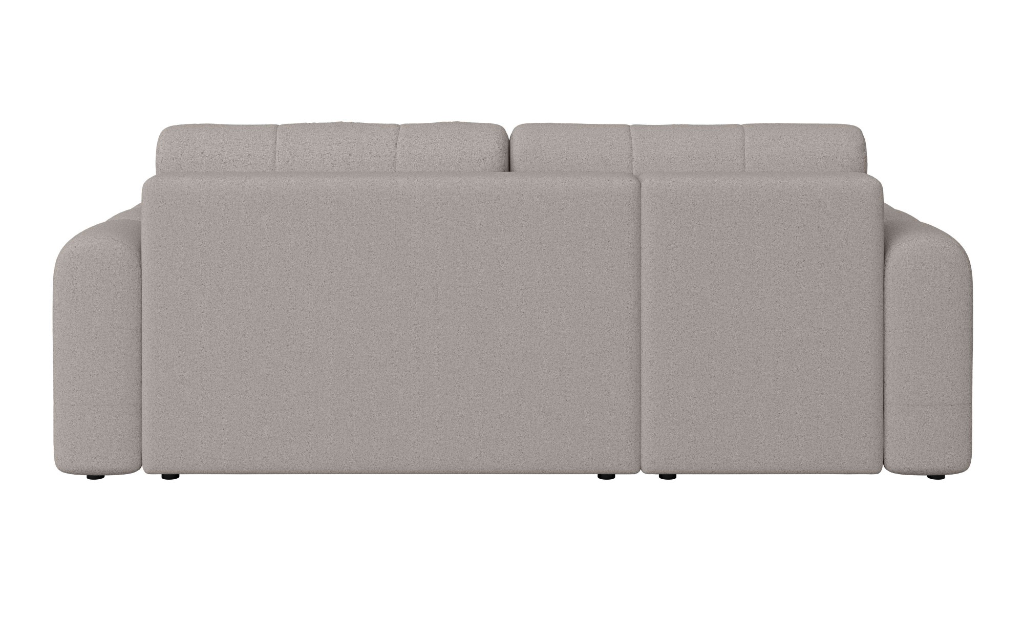INOSIGN Ecksofa »Manilla, wahlweise mit Bettfunktion, B/T/H 265/170/91 cm«, L-Form mit Recamiere rechts/links bestellbar, Wellenunterfederung